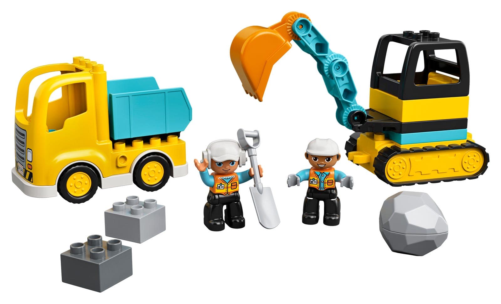 Truck & Tracked Excavator LEGO-set