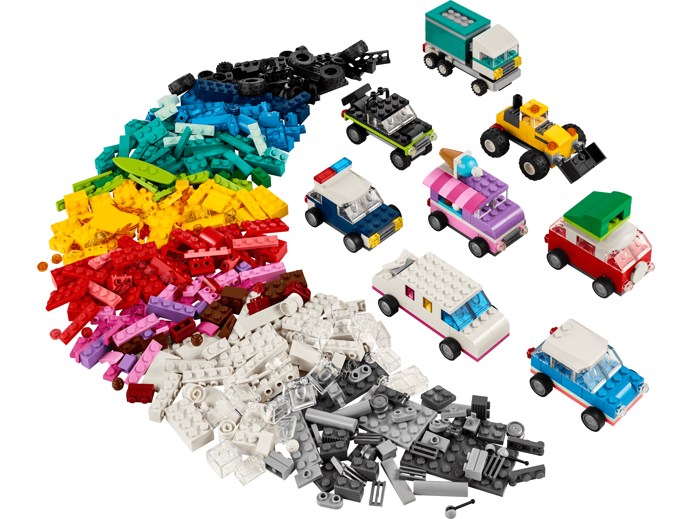 Creatieve voertuigen LEGO-set