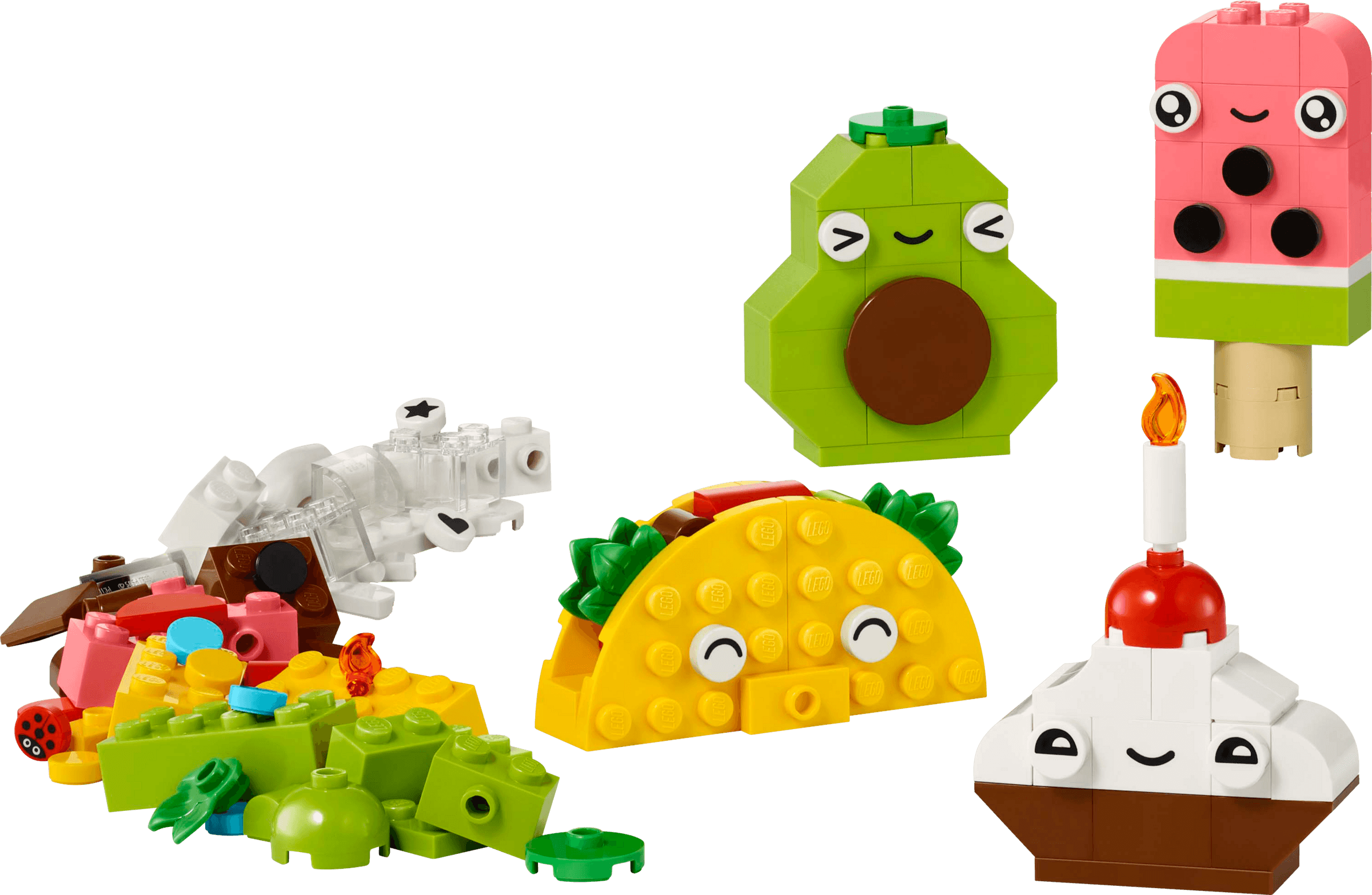 Creatieve etensvriendjes LEGO-set