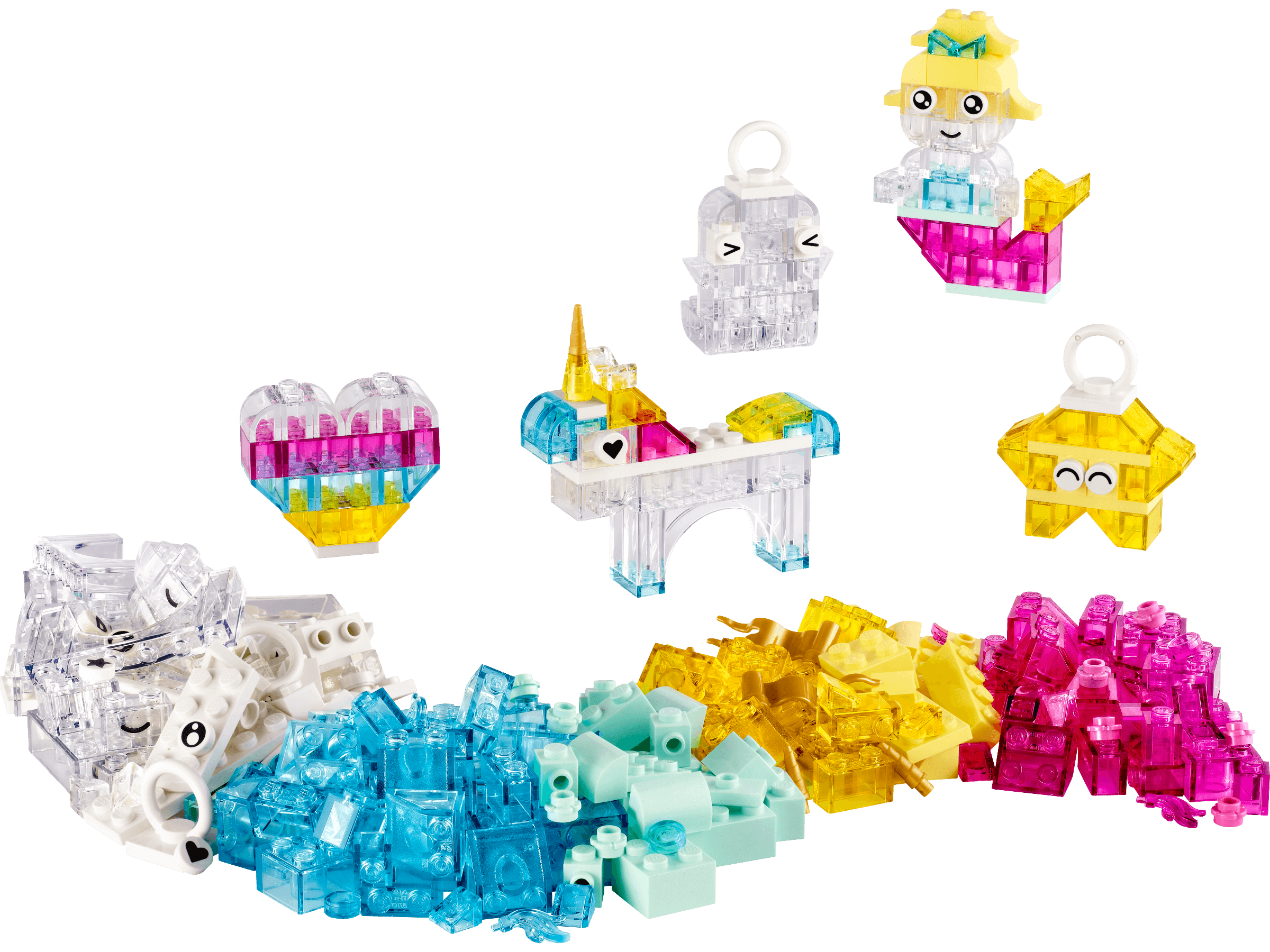 Magische transparante doos LEGO-set