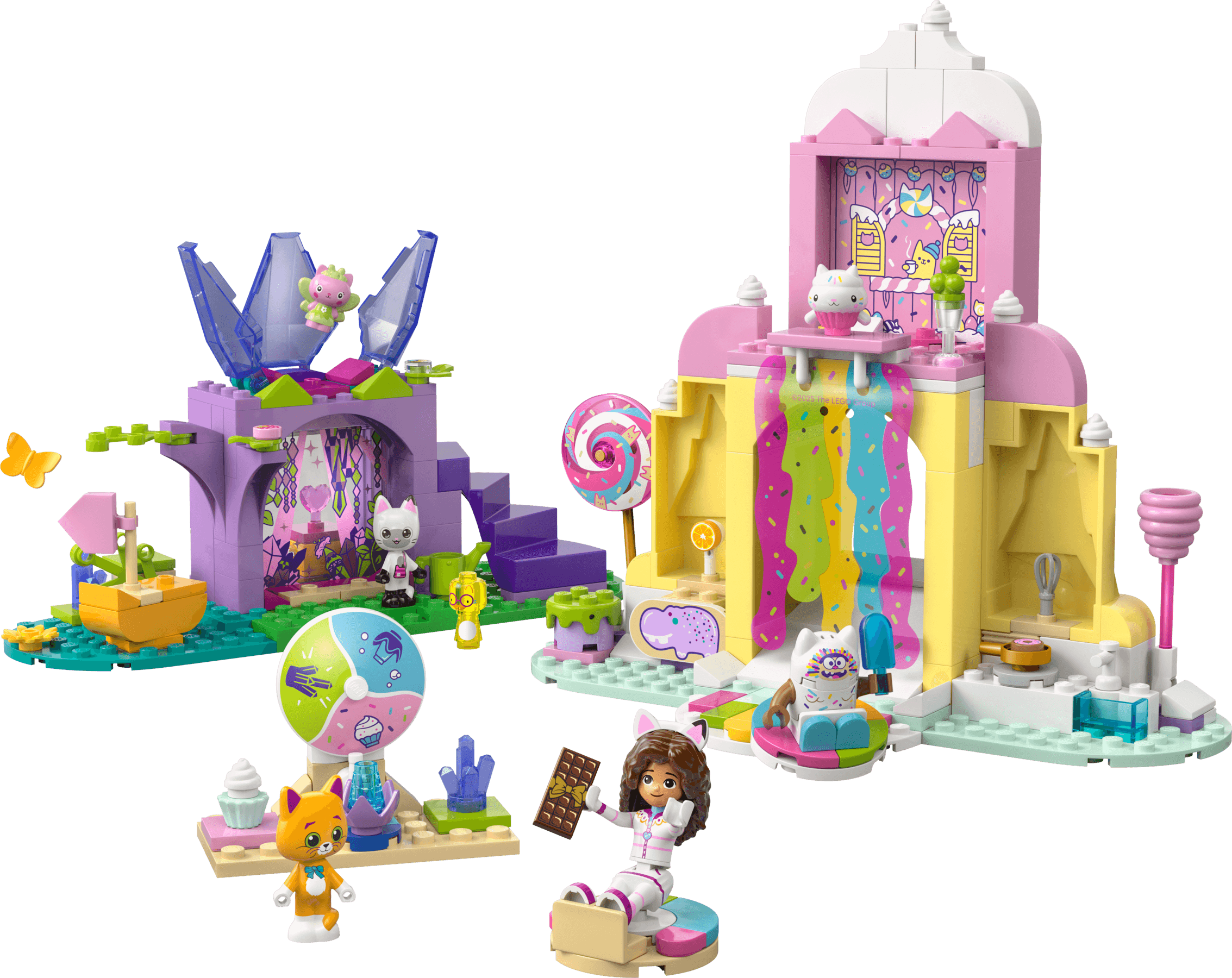 Snoepjesberg en kittentuin LEGO-set