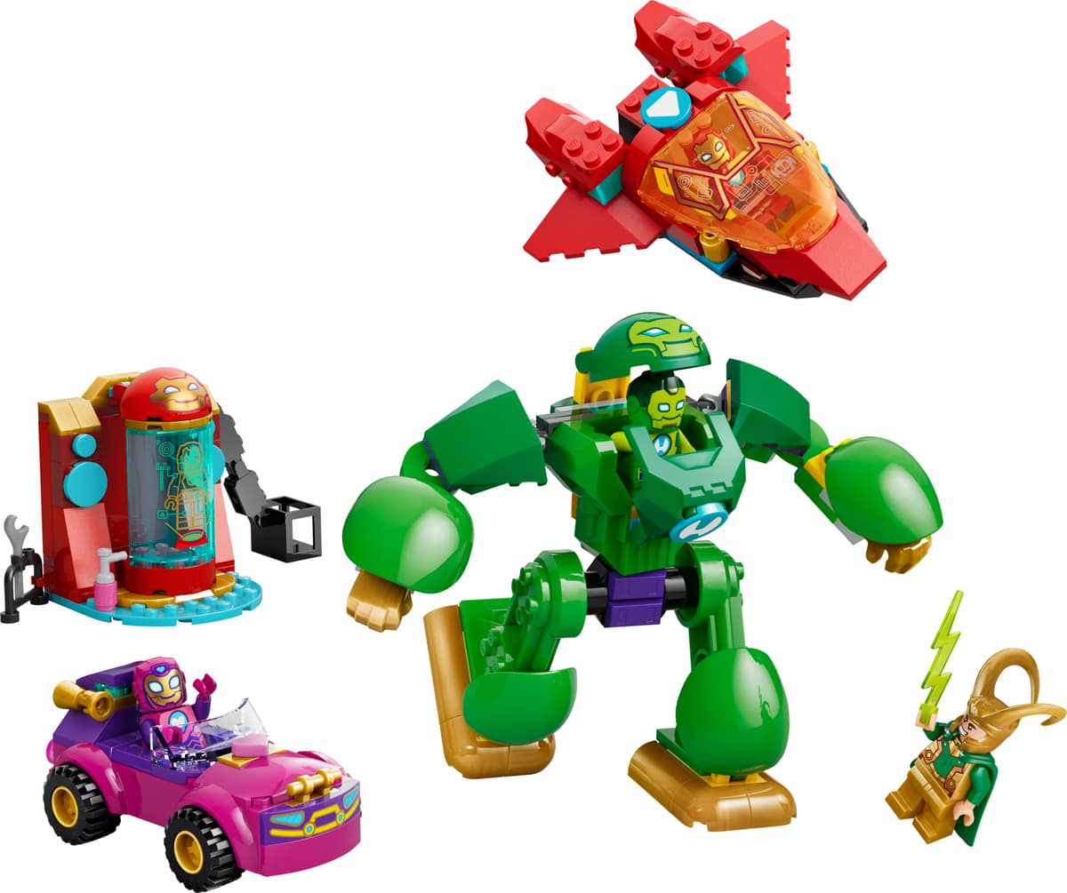 Loki tegen Team Iron Man LEGO-set