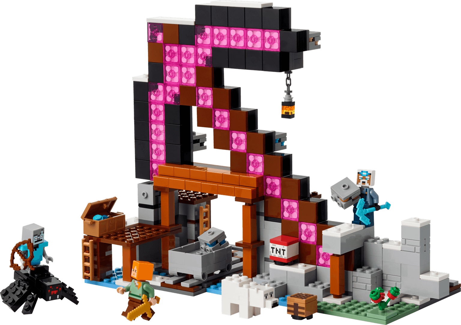 De pikhouweelmijn LEGO-set
