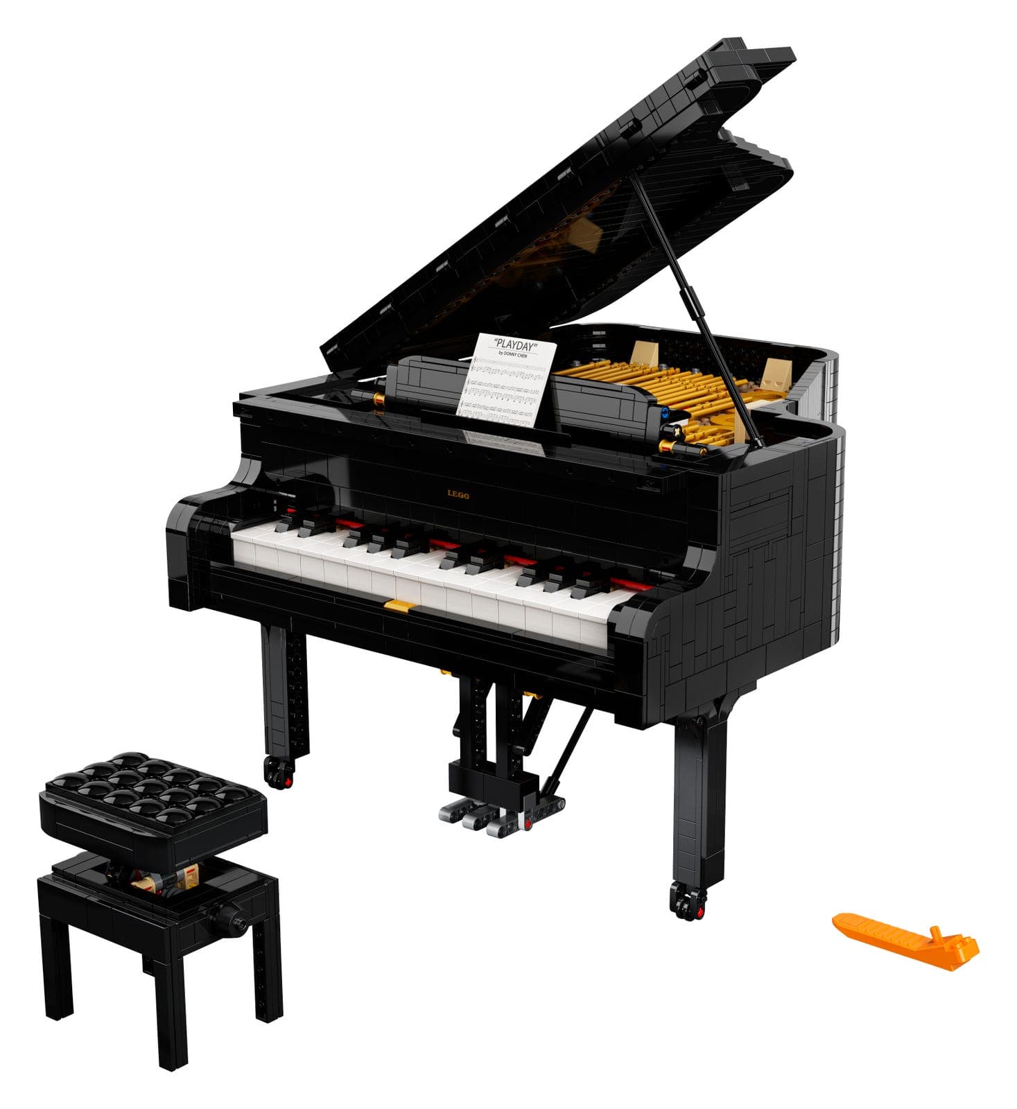Vleugelpiano LEGO-set
