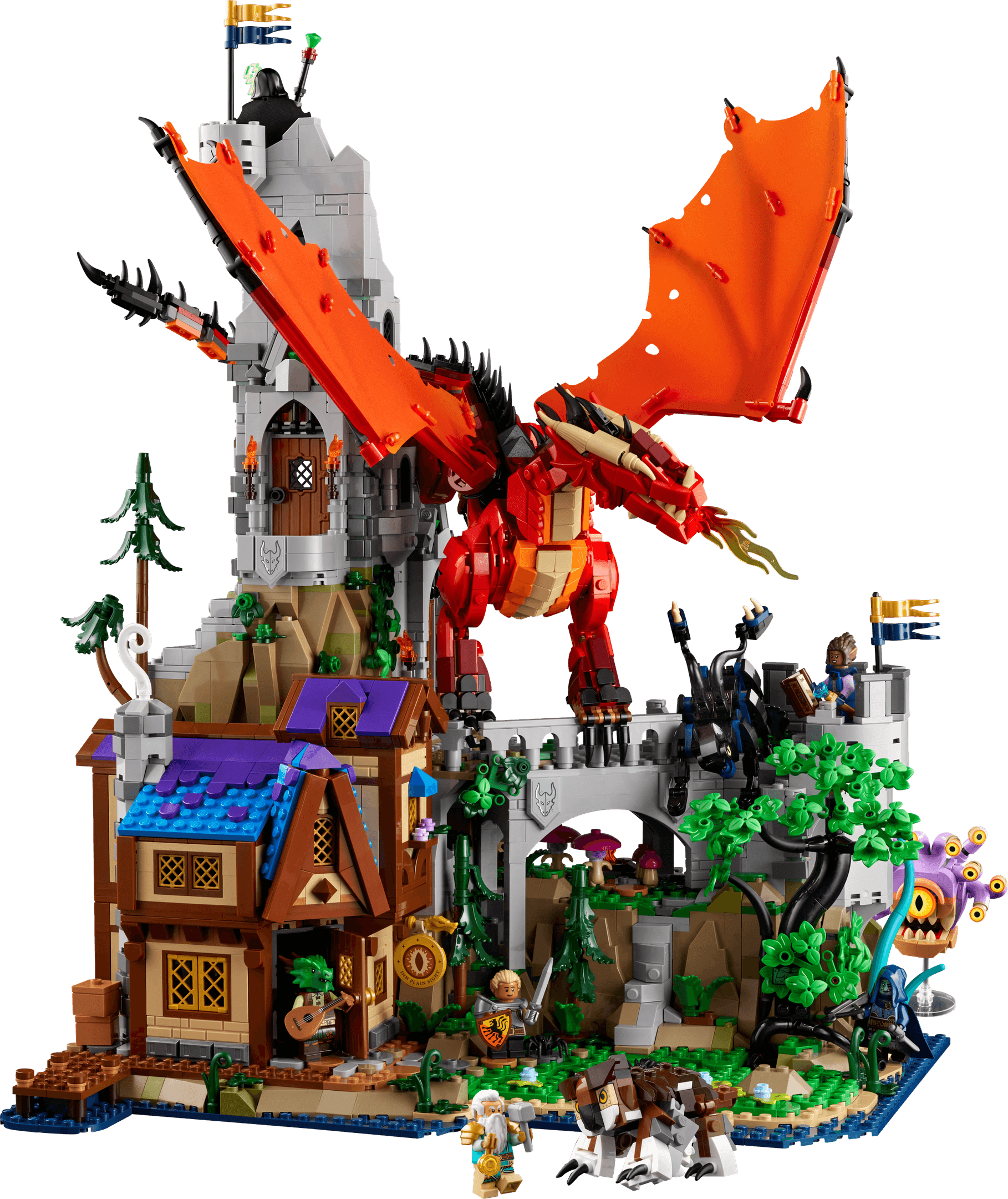 Dungeons & Dragons: het verhaal van de rode draak LEGO-set