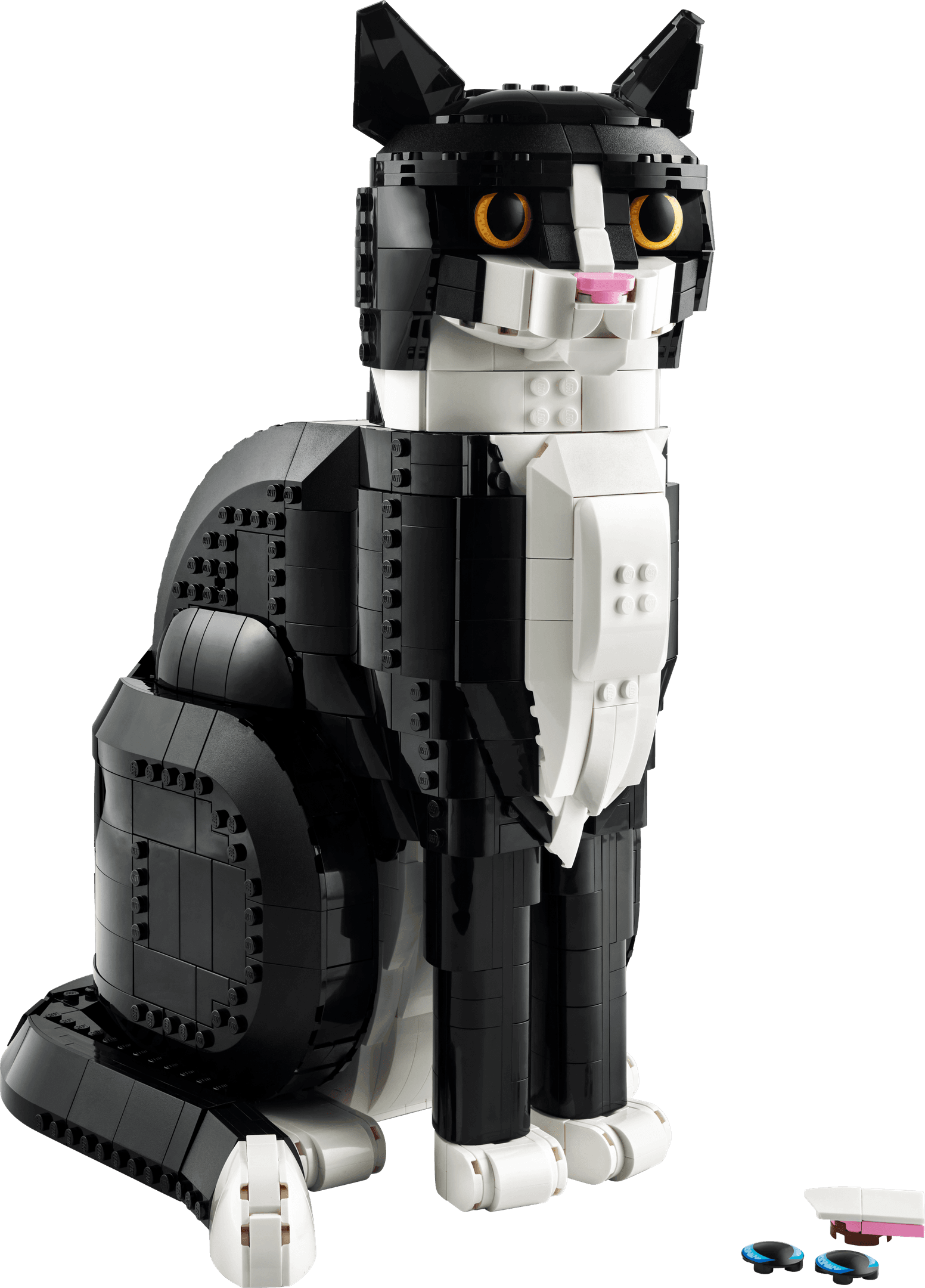 Zwart-witte kat LEGO-set