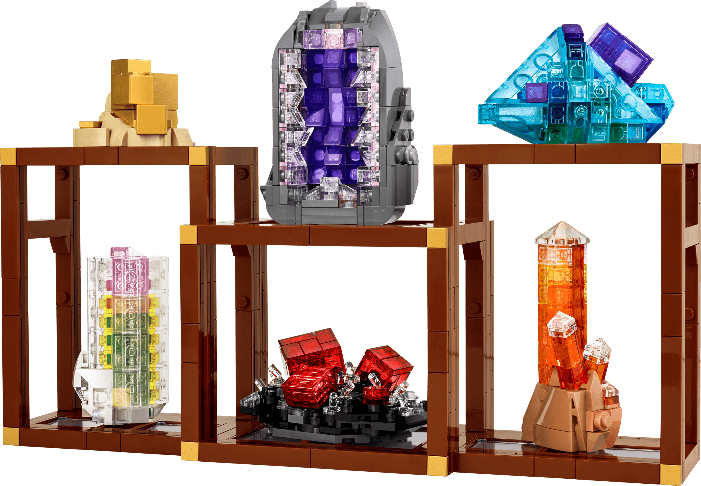 Mineralenverzameling LEGO-set