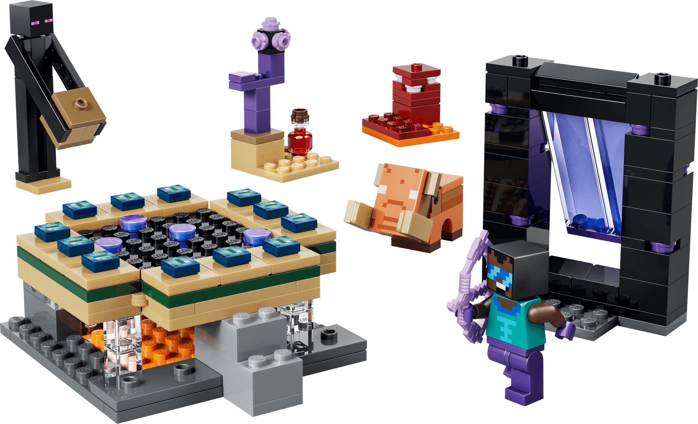 Nether & End Portal Journey LEGO-set