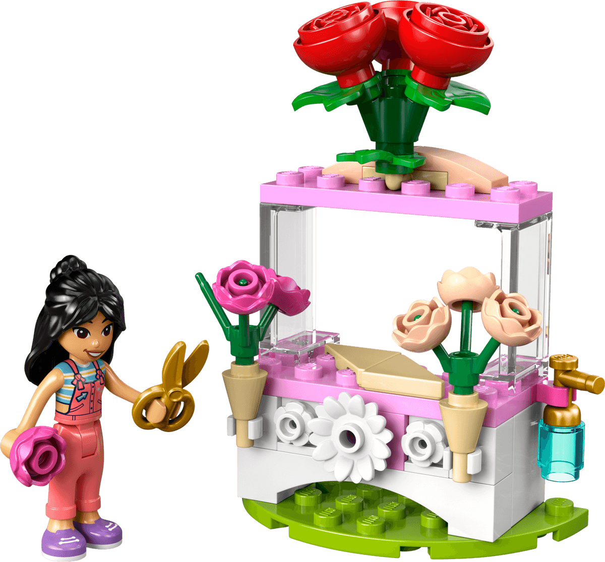 Flower Stand with Roses LEGO-set