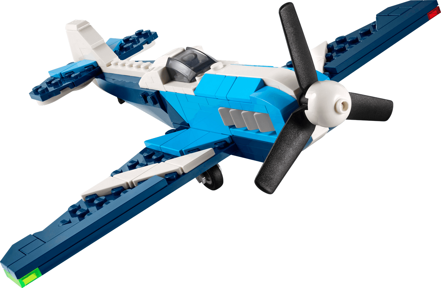 Luchtvaart: racevliegtuig LEGO-set