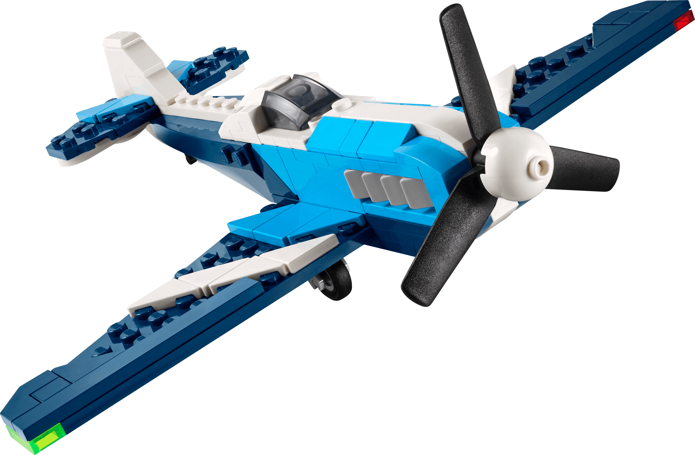 Luchtvaart: racevliegtuig LEGO-set