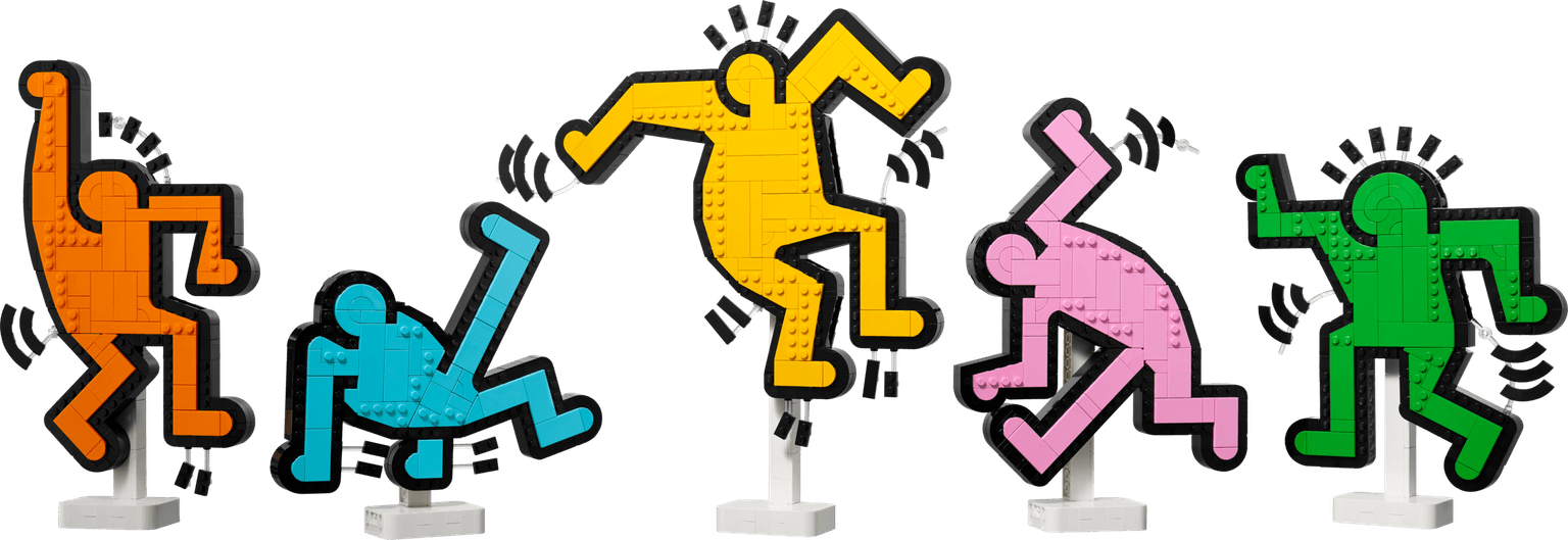 Keith Haring - Dansende figuren LEGO-set