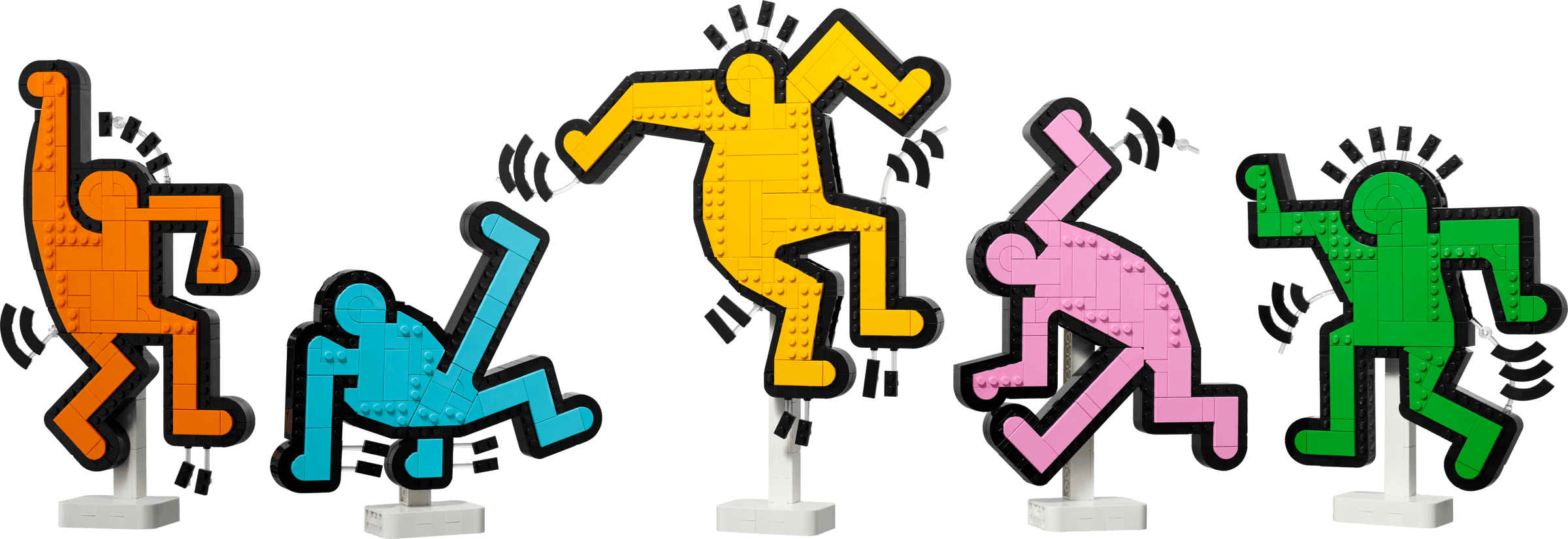 Keith Haring - Dansende figuren LEGO-set