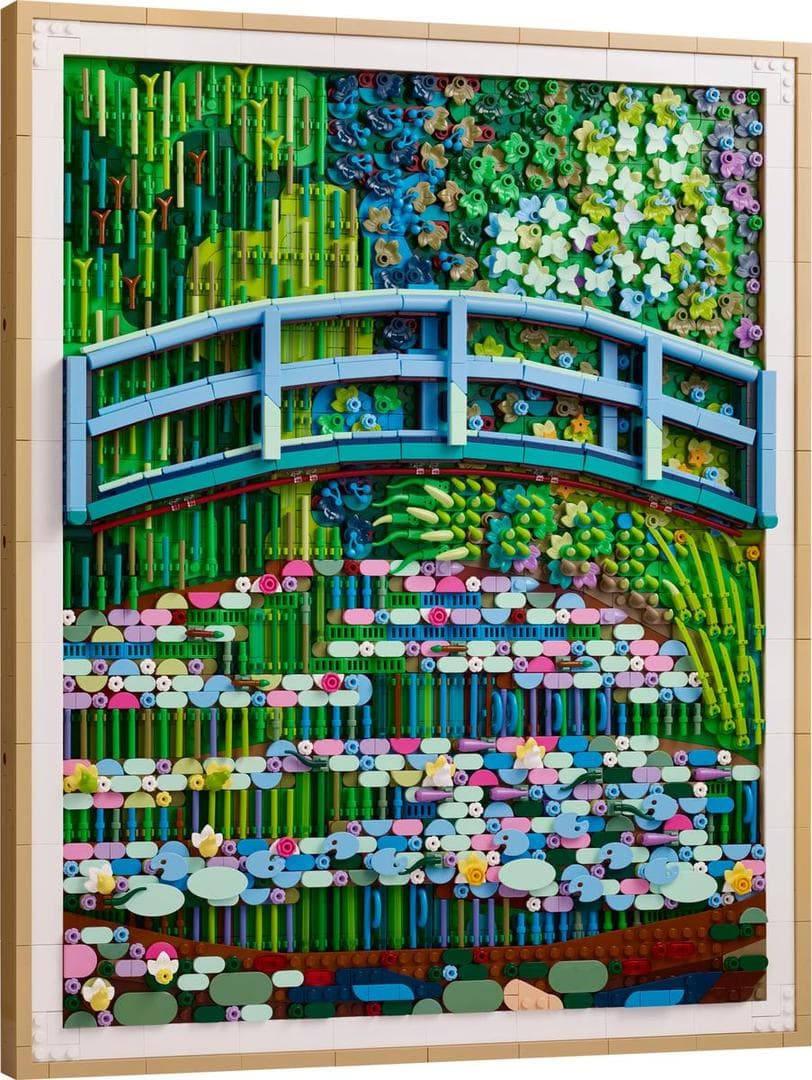 Claude Monet – Bridge over a Pond of Water Lilies LEGO-set