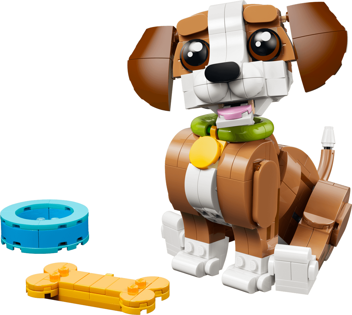 Cute Animals: Playful Puppy Dog LEGO-set