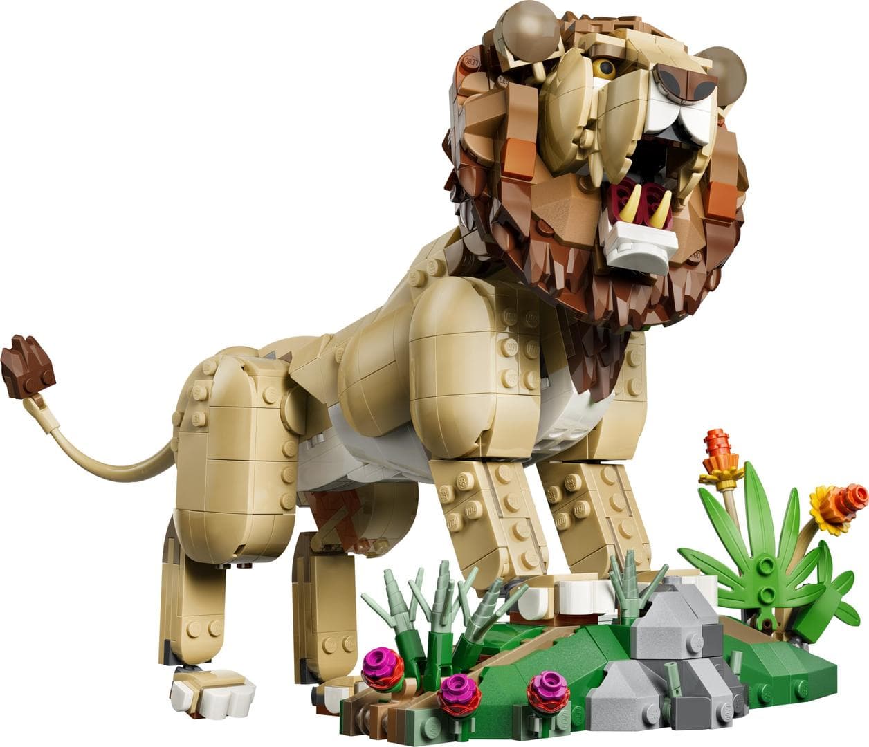Wilde dieren: majestueuze leeuw LEGO-set