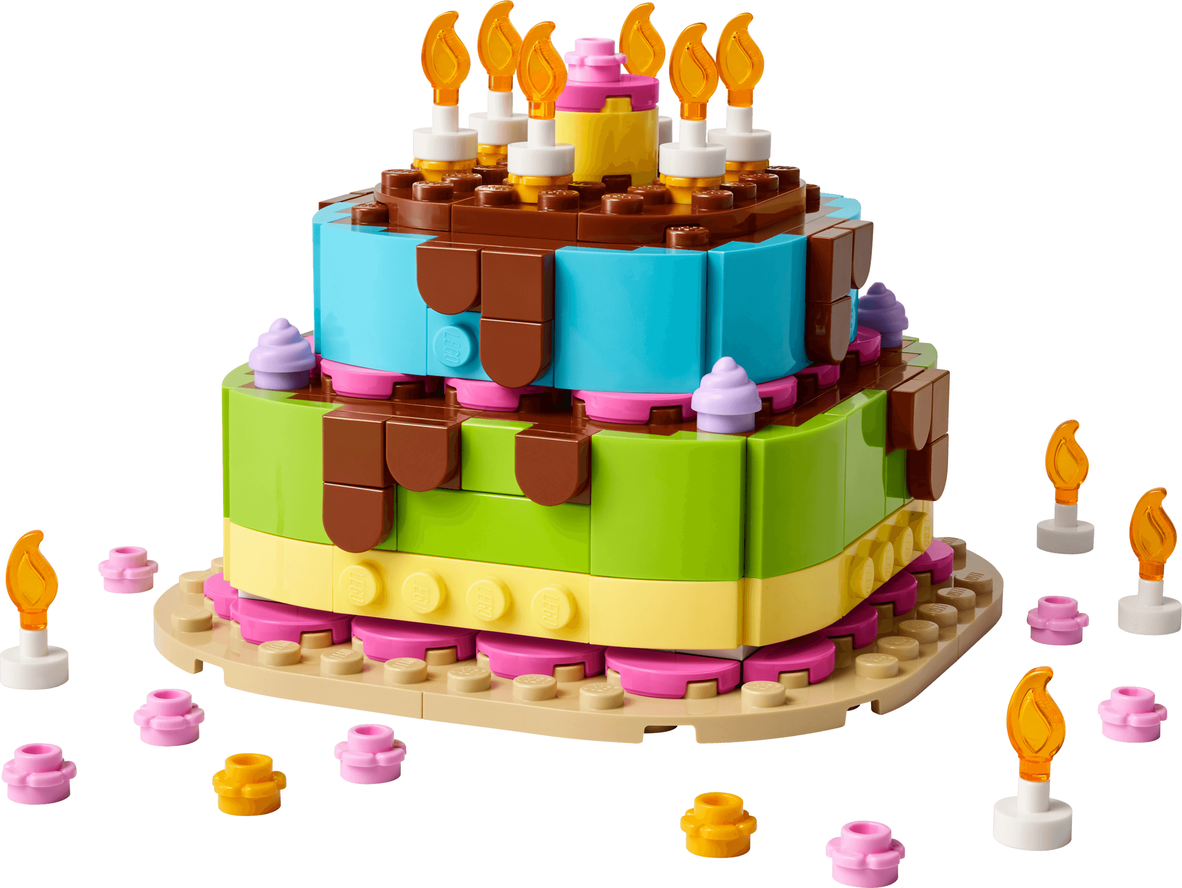 Verjaardagstaart LEGO-set