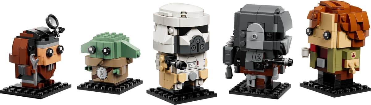 De Mandalorian en Grogu: bondgenoten en schurken LEGO-set