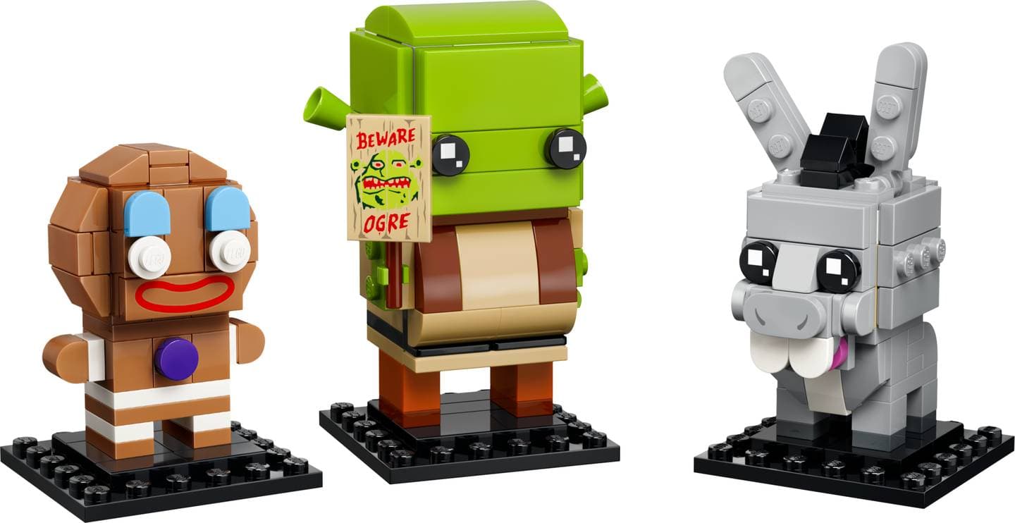 Shrek, Ezel en Peper figuren LEGO-set