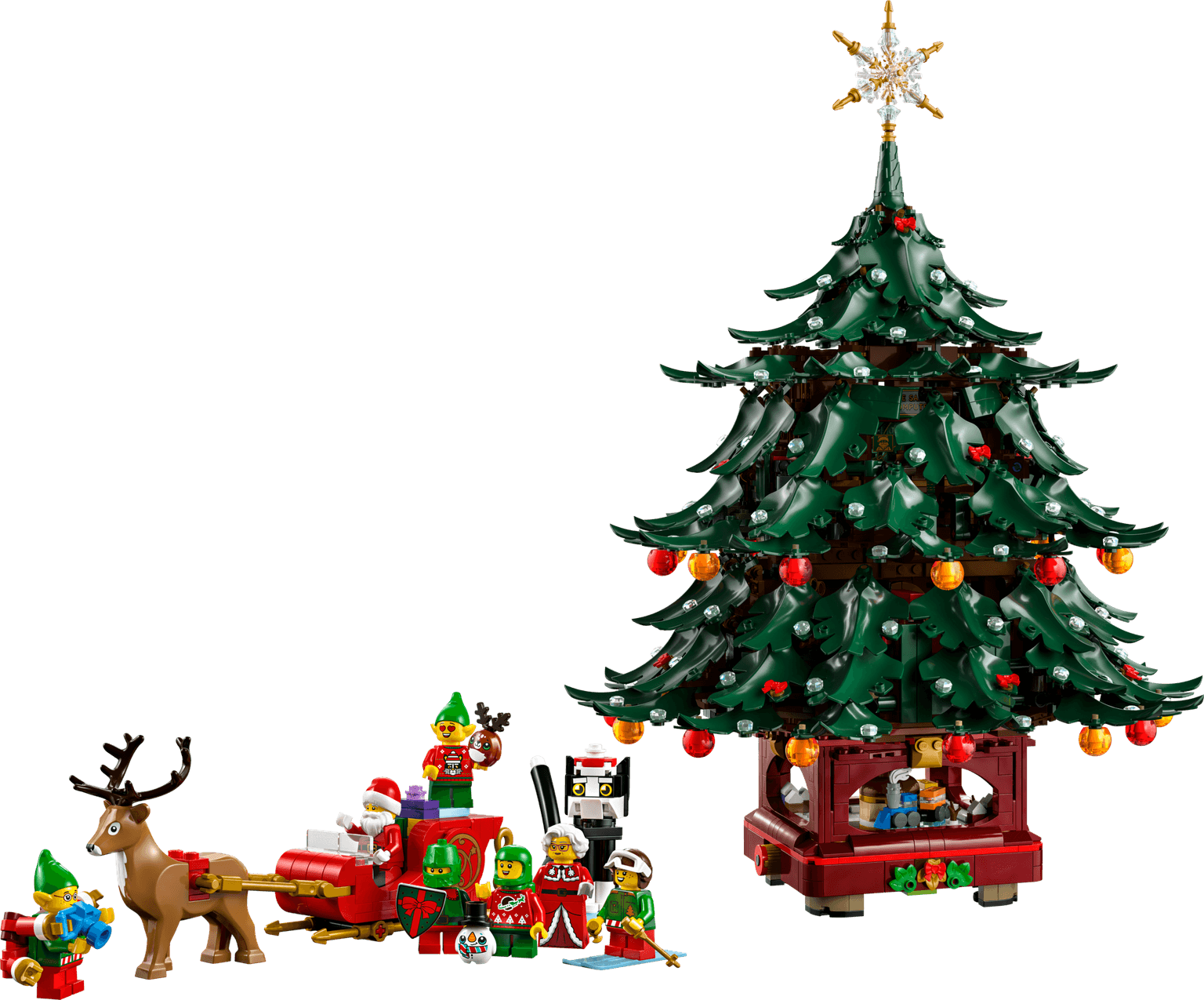 Decoratieve kerstboom voor het hele gezin LEGO-set