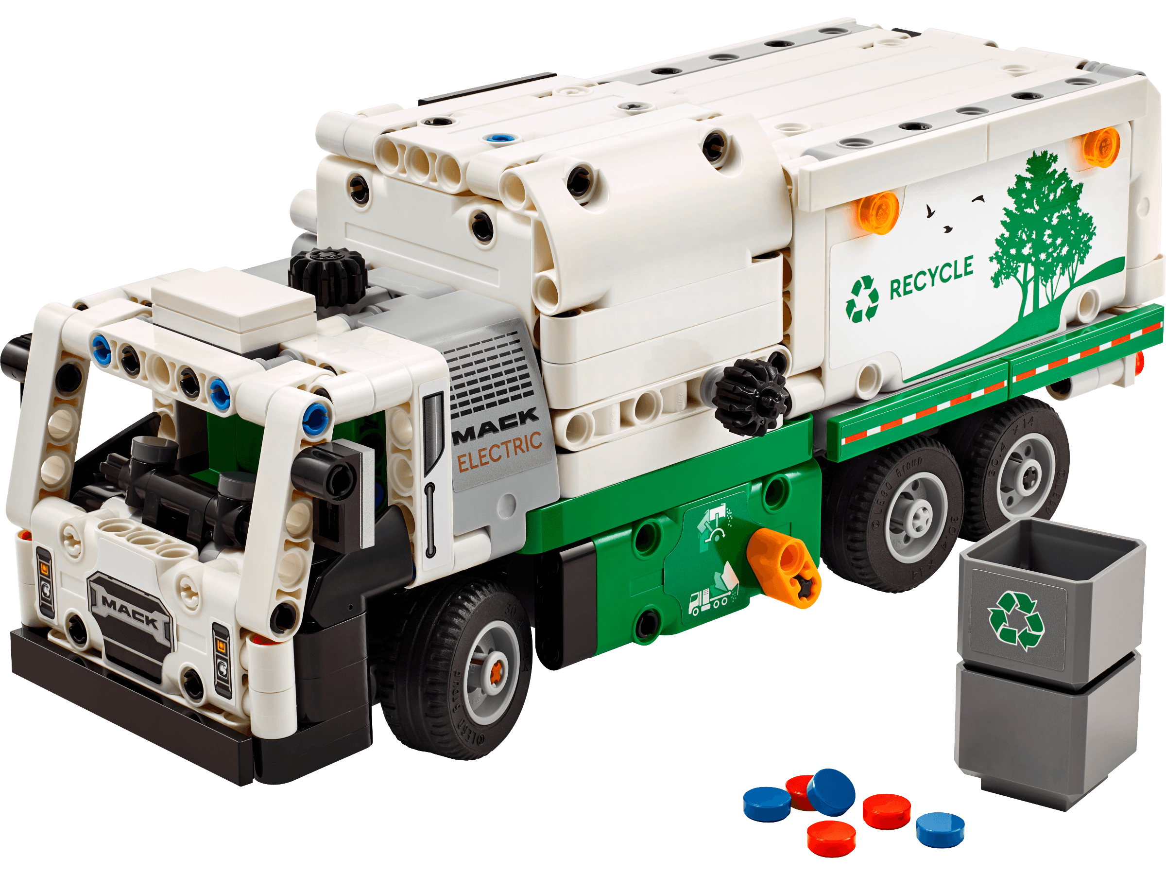 Mack LR Electric vuilniswagen LEGO-set
