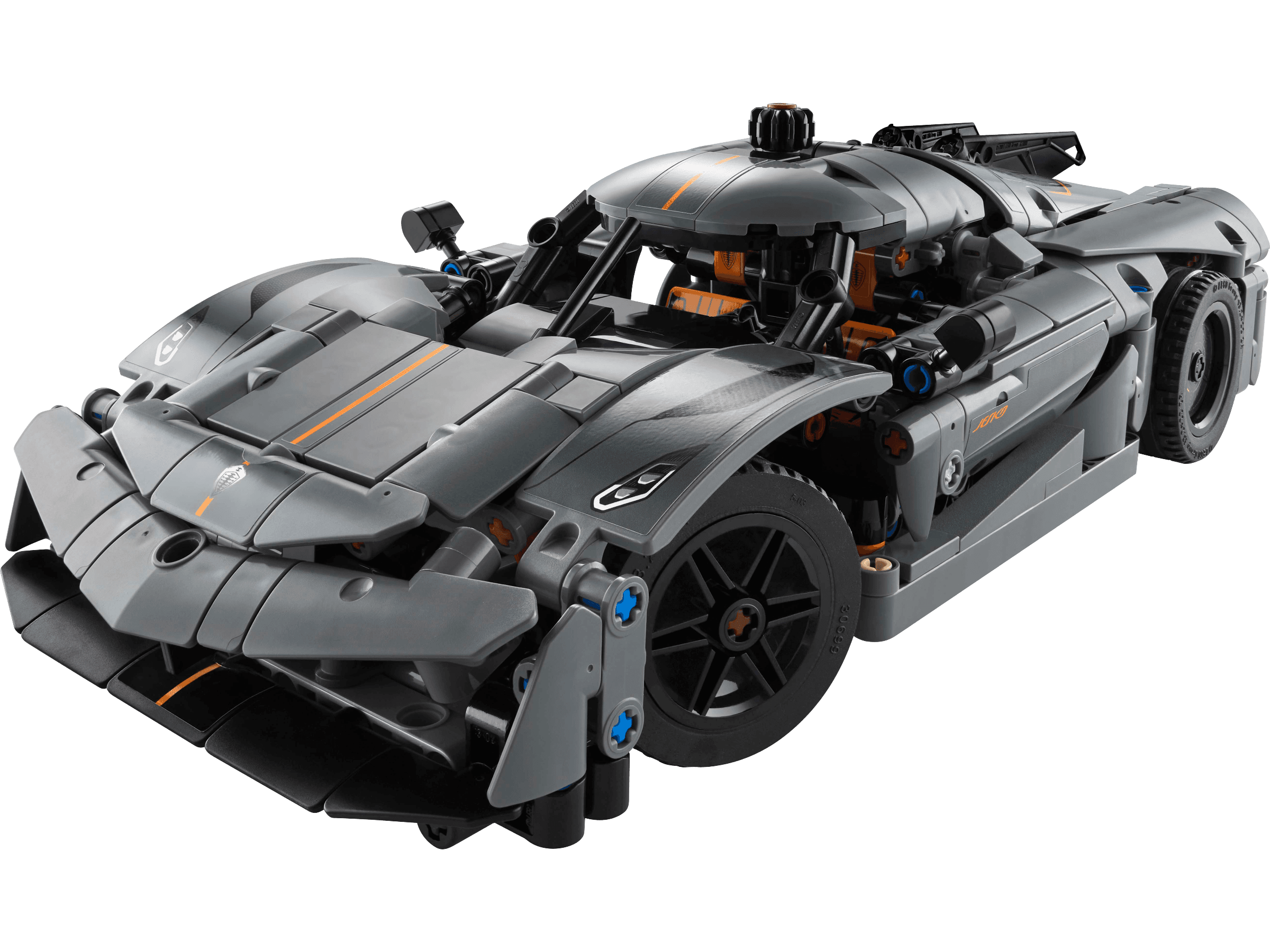 Koenigsegg Jesko Absolut grijze hypercar LEGO-set