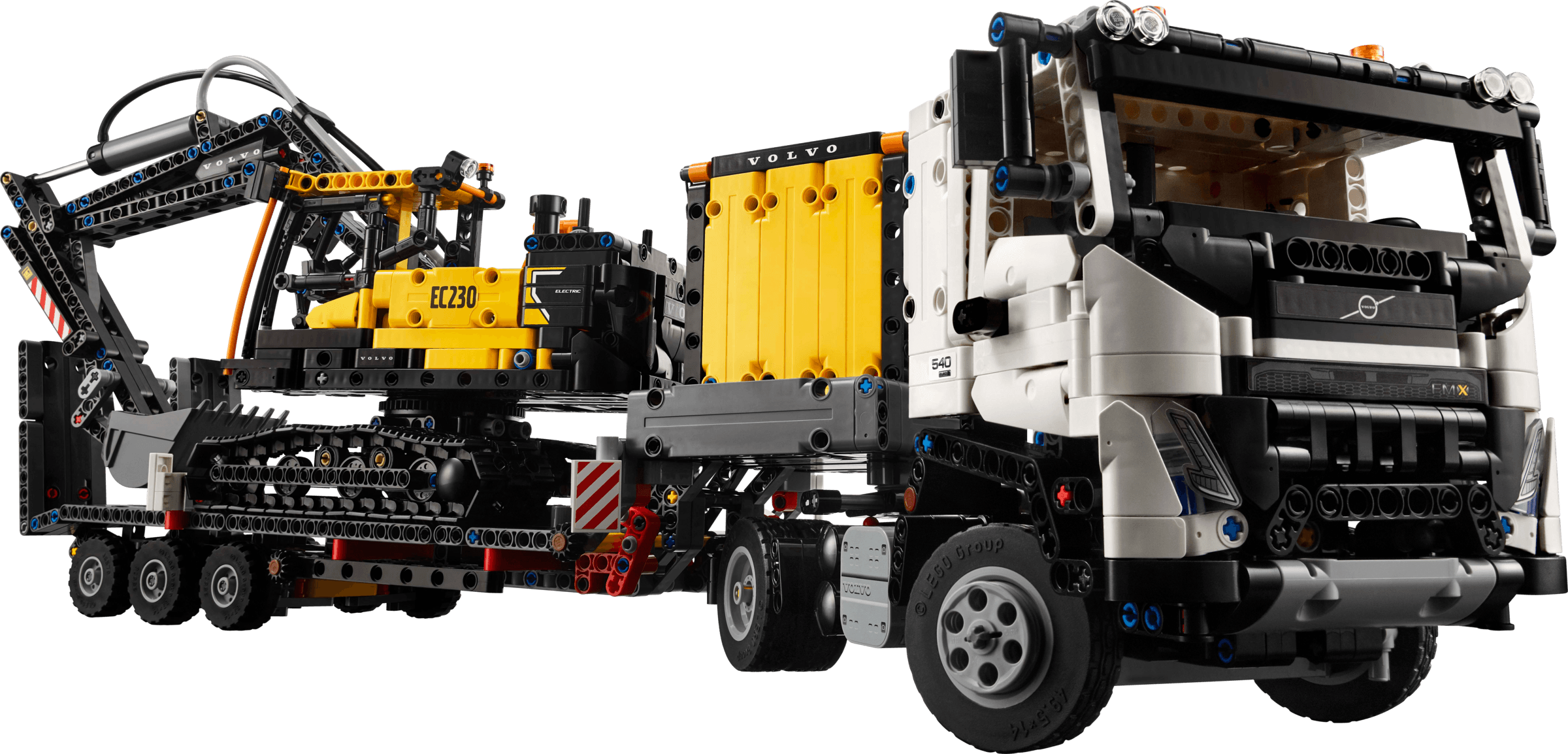 Volvo FMX truck & EC230 elektrische graafmachine LEGO-set