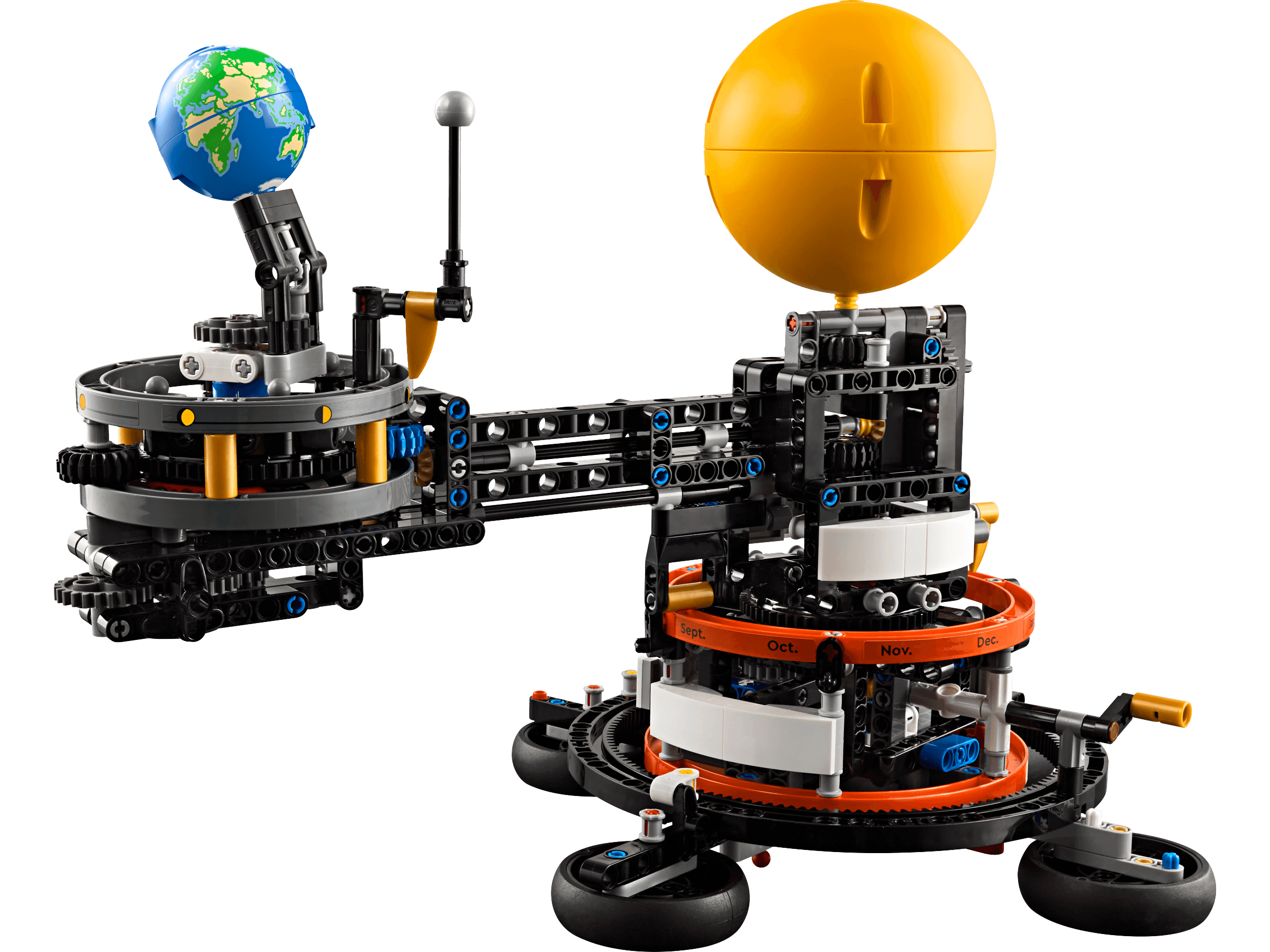 De aarde en de maan in beweging LEGO-set