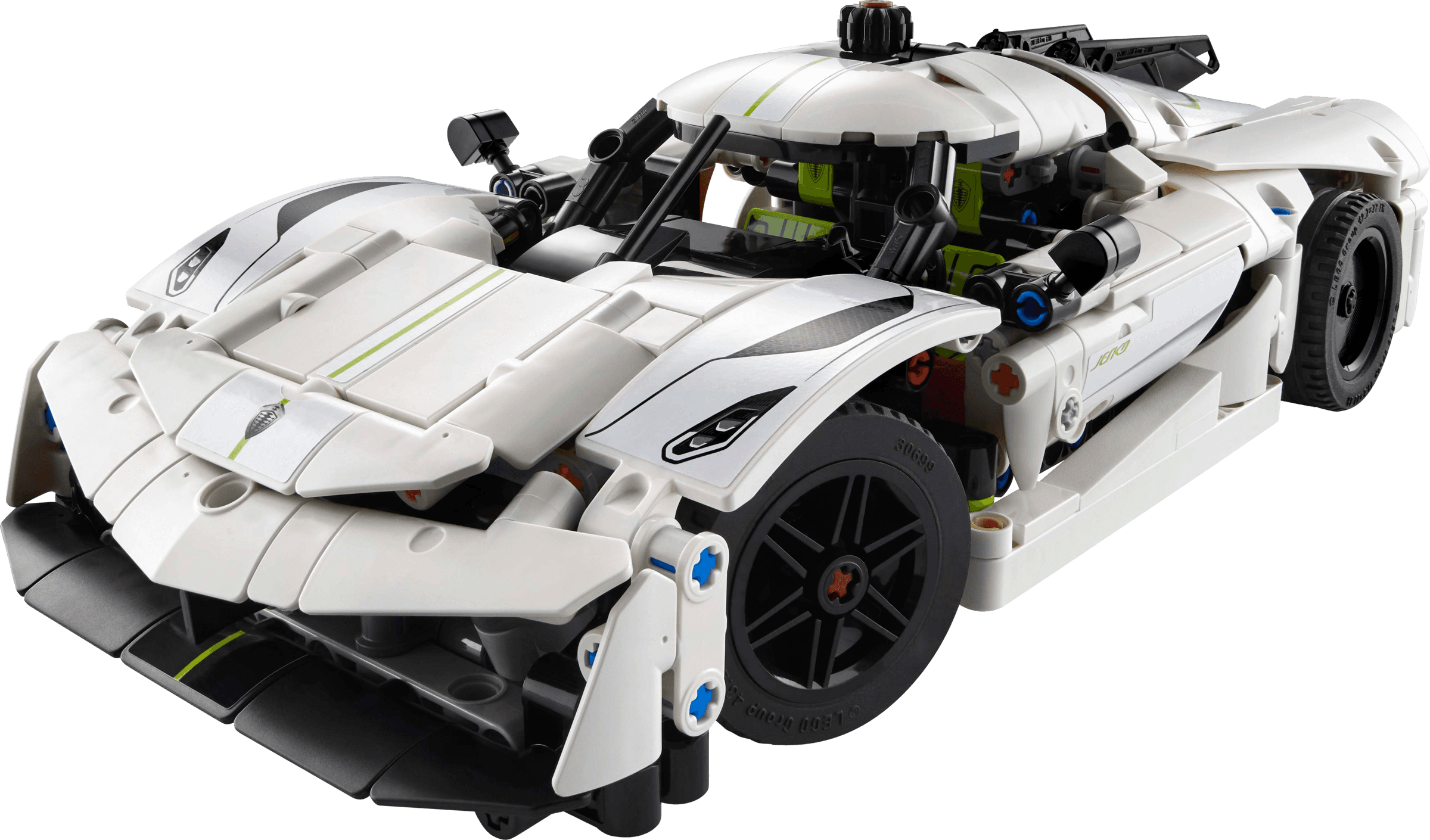 Koenigsegg Jesko Absolut White Hypercar LEGO-set