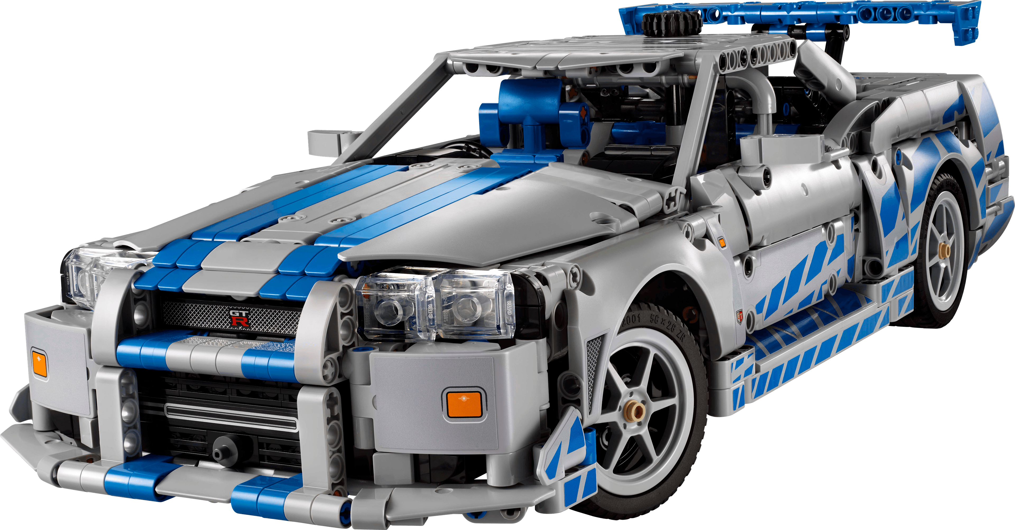 2 Fast 2 Furious Nissan Skyline GT-R (R34) auto LEGO-set