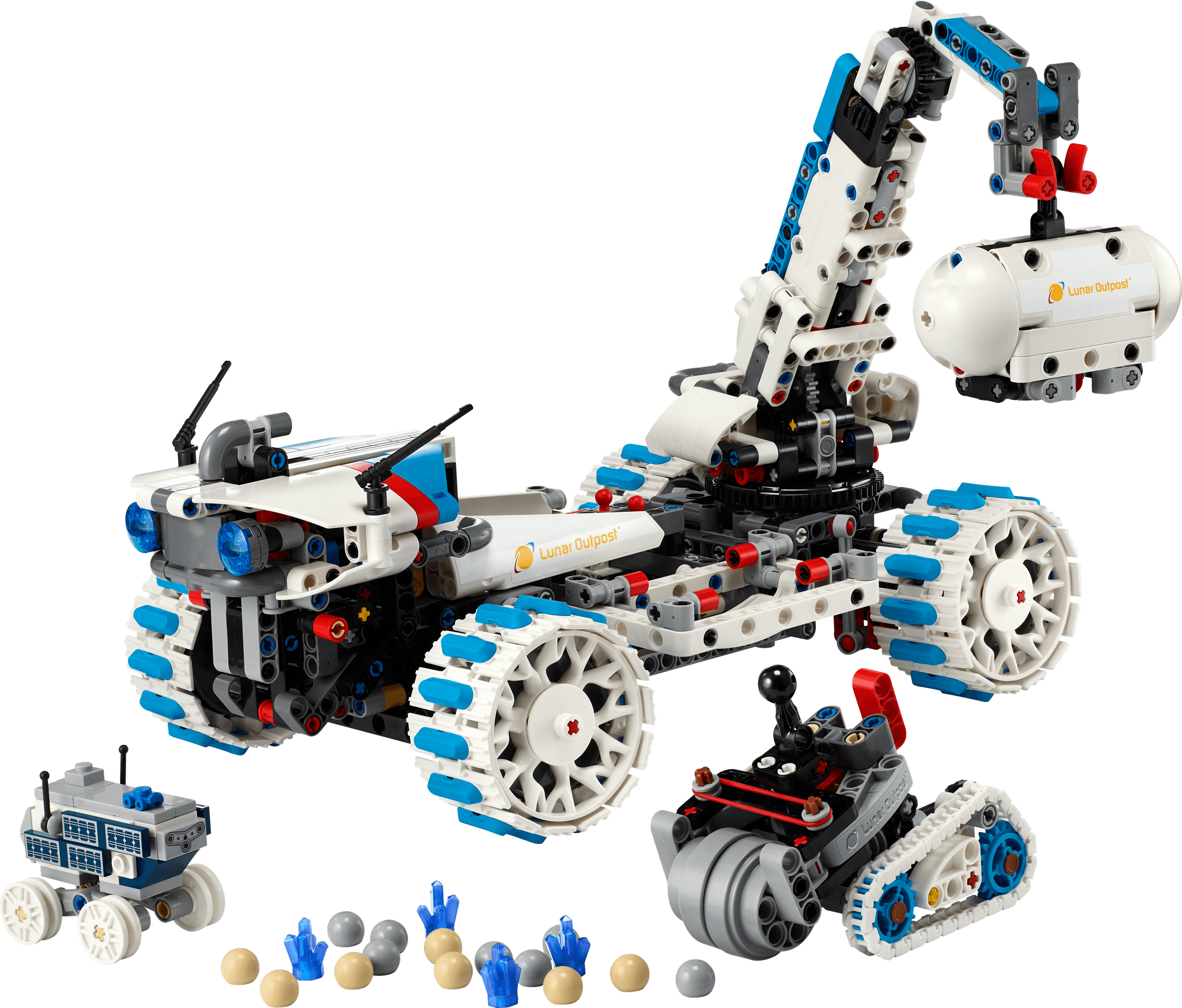 Lunar Outpost maanrover ruimtevoertuig LEGO-set