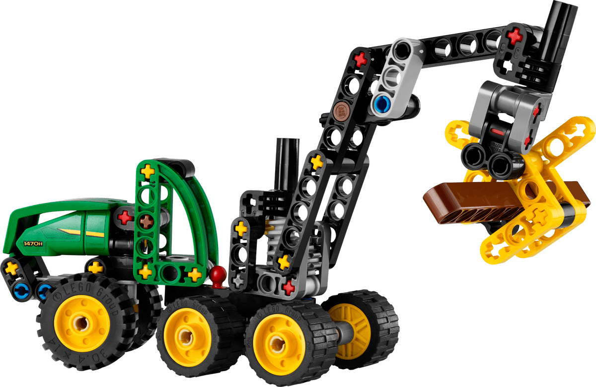John Deere 1470H houtoogstmachine LEGO-set