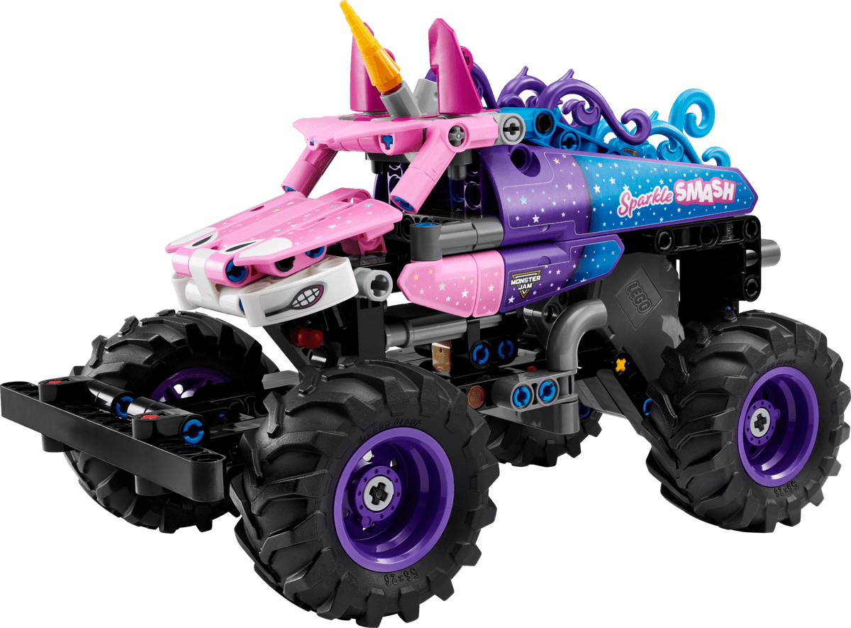 Monster Jam Sparkle Smash pull-back LEGO-set