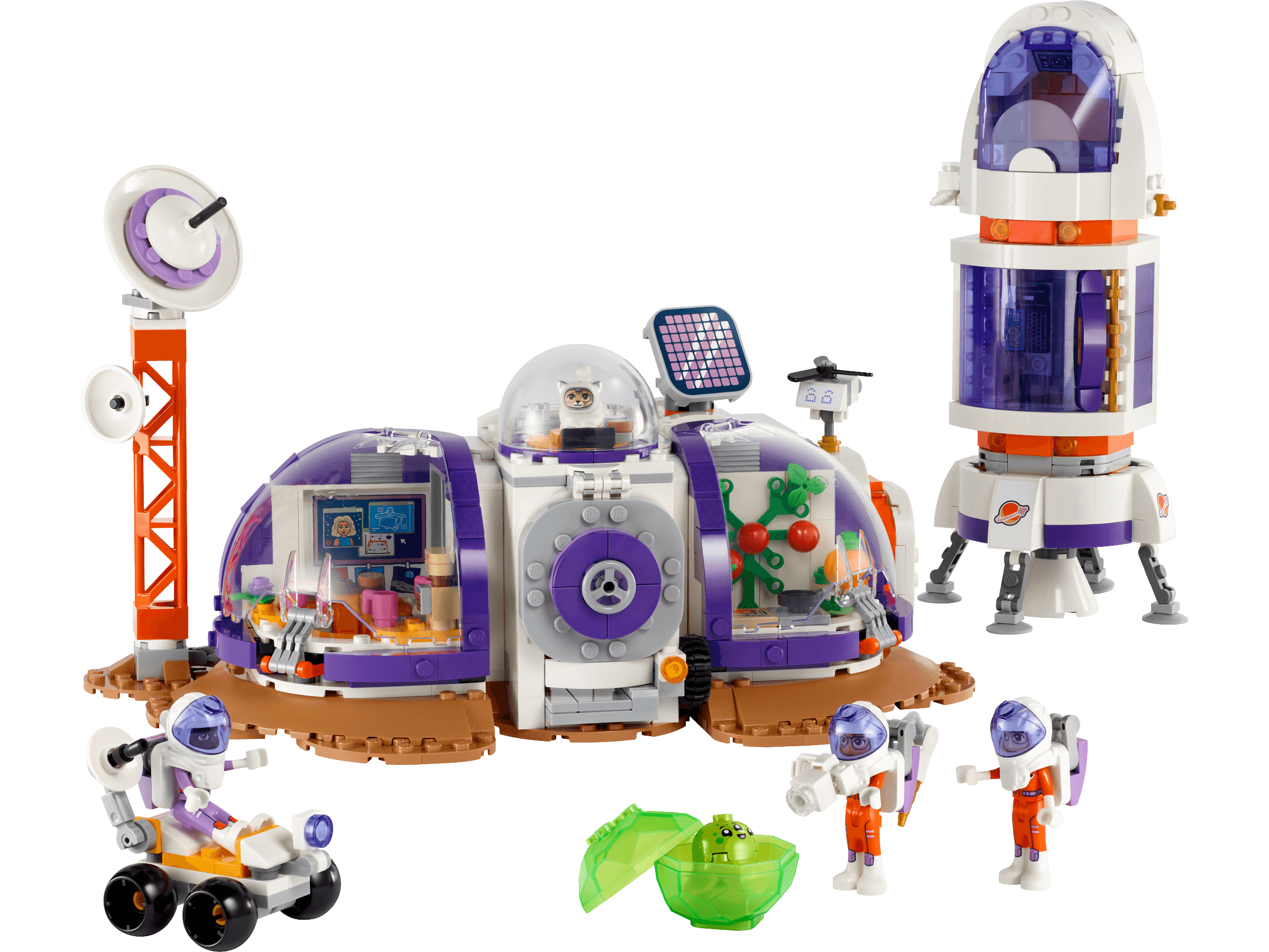 Mars Space Base and Rocket LEGO-set