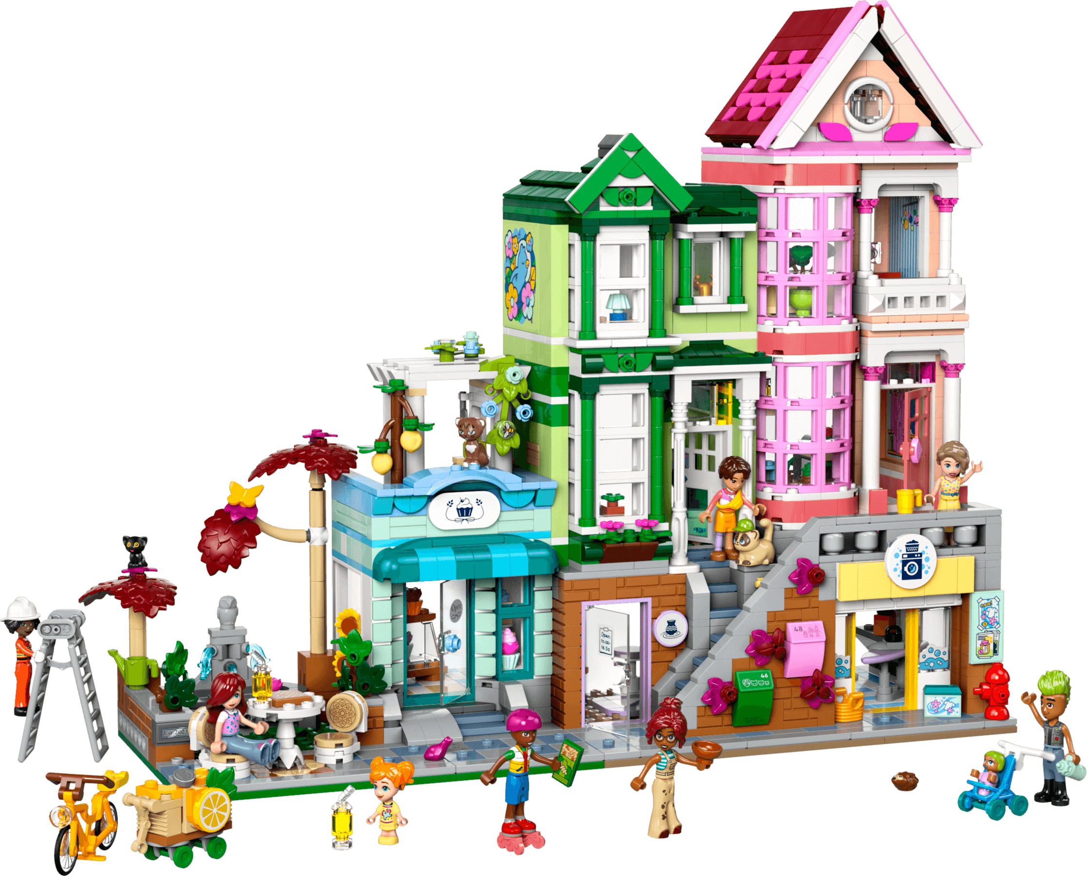 Heartlake City appartementen en winkels LEGO-set