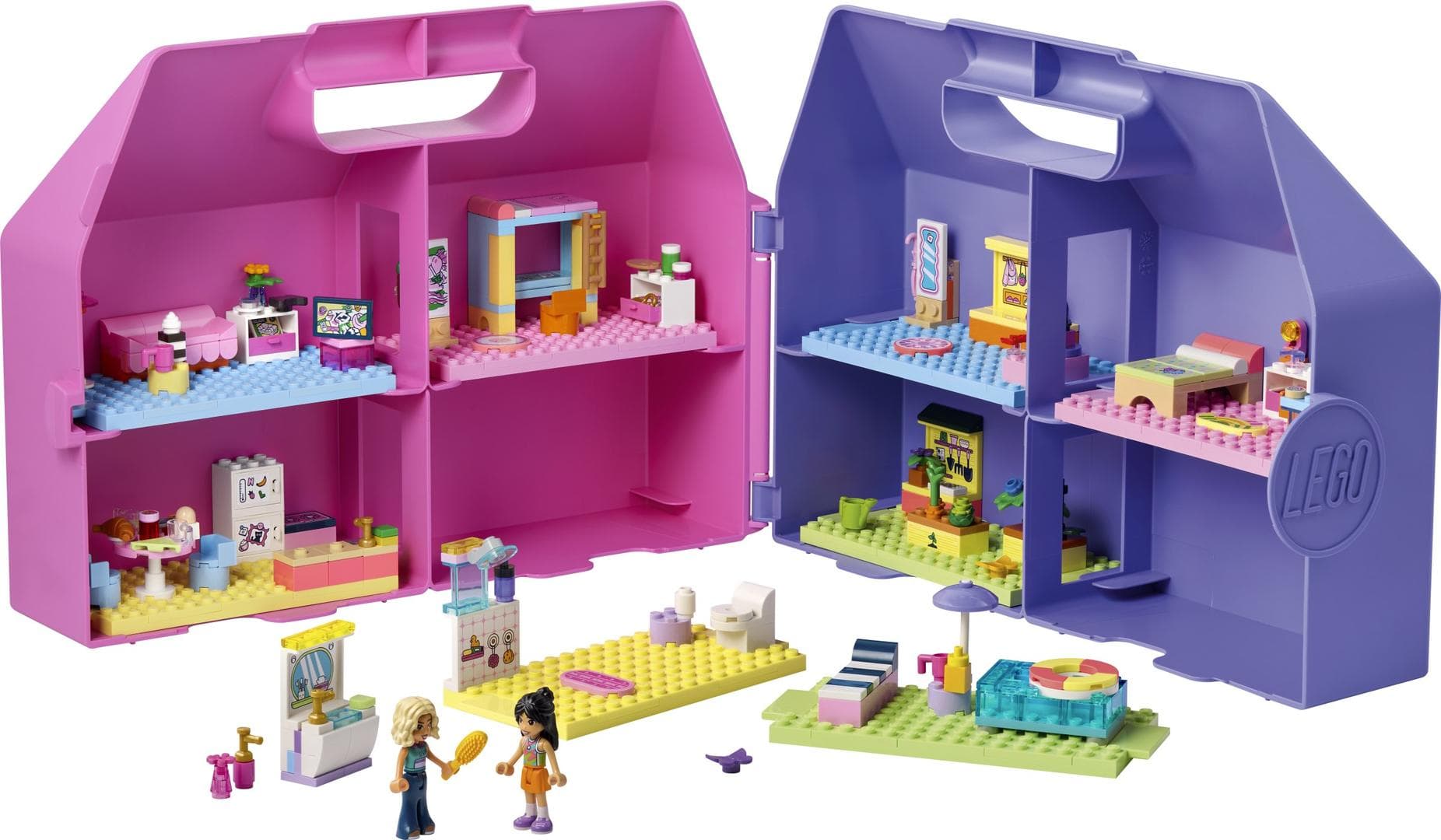 Creatieve poppenhuiskoffer LEGO-set