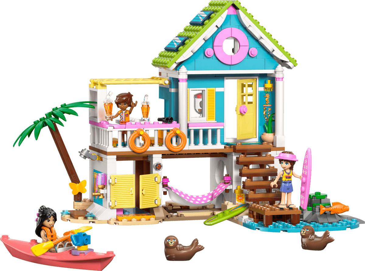 Beach House with Seals LEGO-set