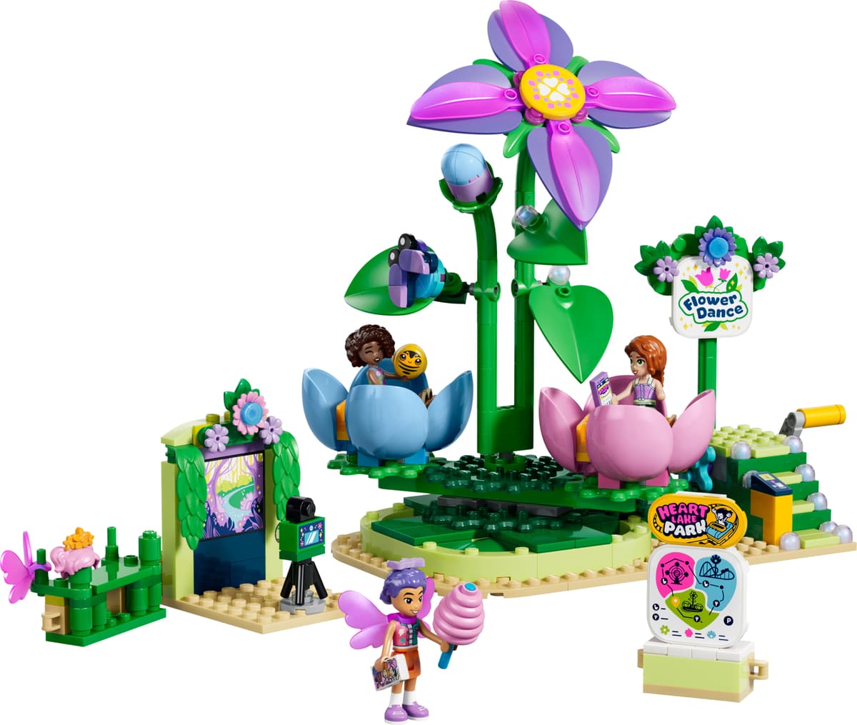Spinning Flower & Fairy Teacup Ride LEGO-set