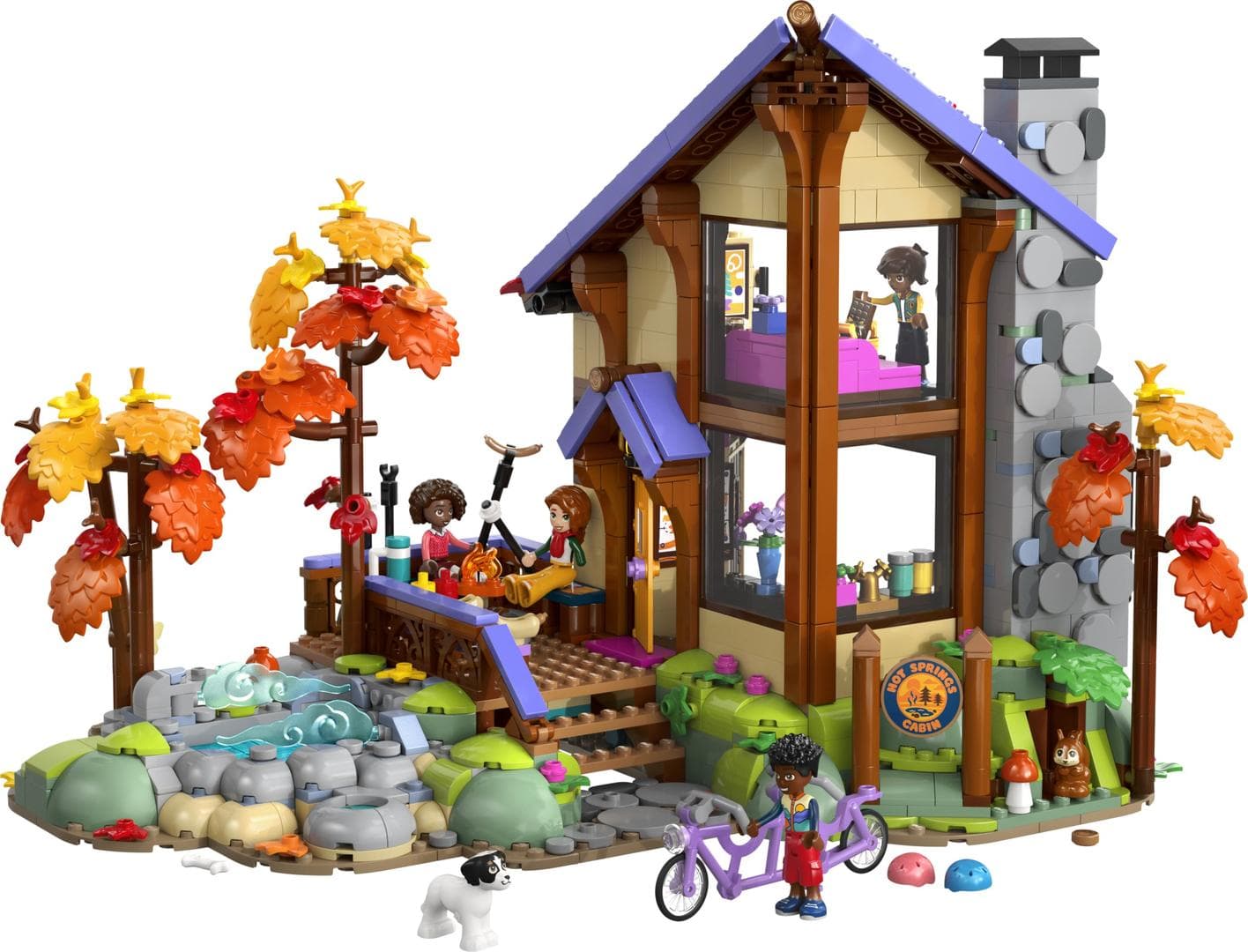 Gezellige boshut in de herfst LEGO-set