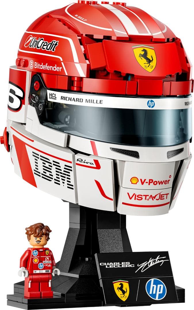 Scuderia Ferrari HP Charles Leclerc Helmet LEGO-set