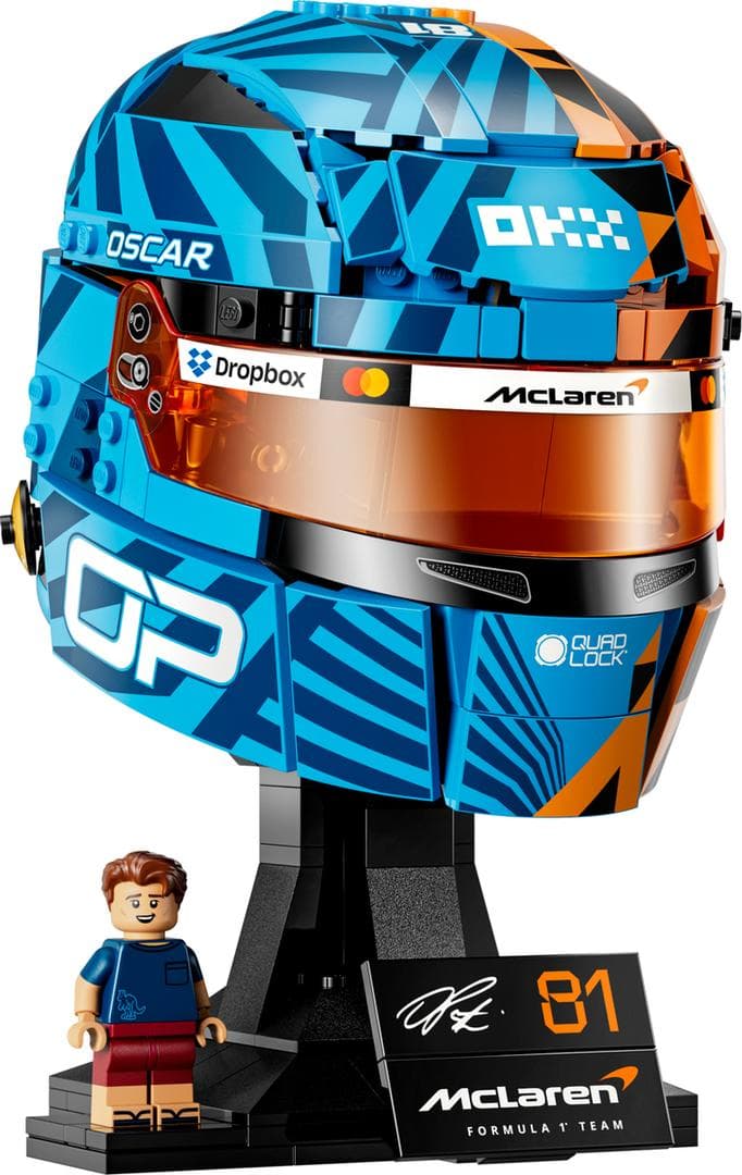 McLaren Mastercard F1 Team helm van Oscar Piastri LEGO-set