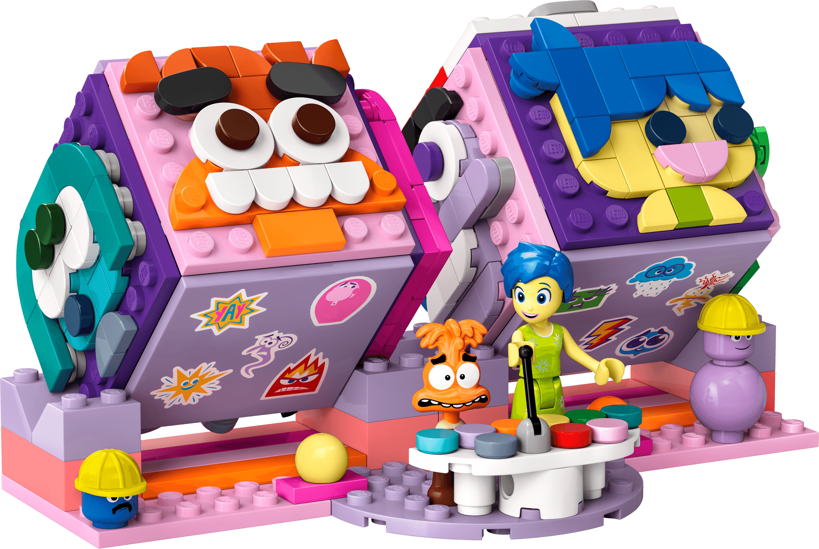 Inside Out 2 Mood Cubes LEGO-set