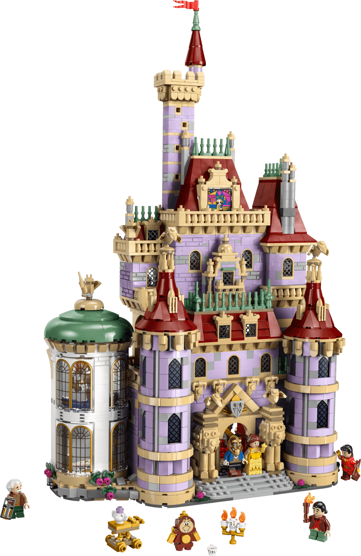 Belle en het Beest kasteel LEGO-set