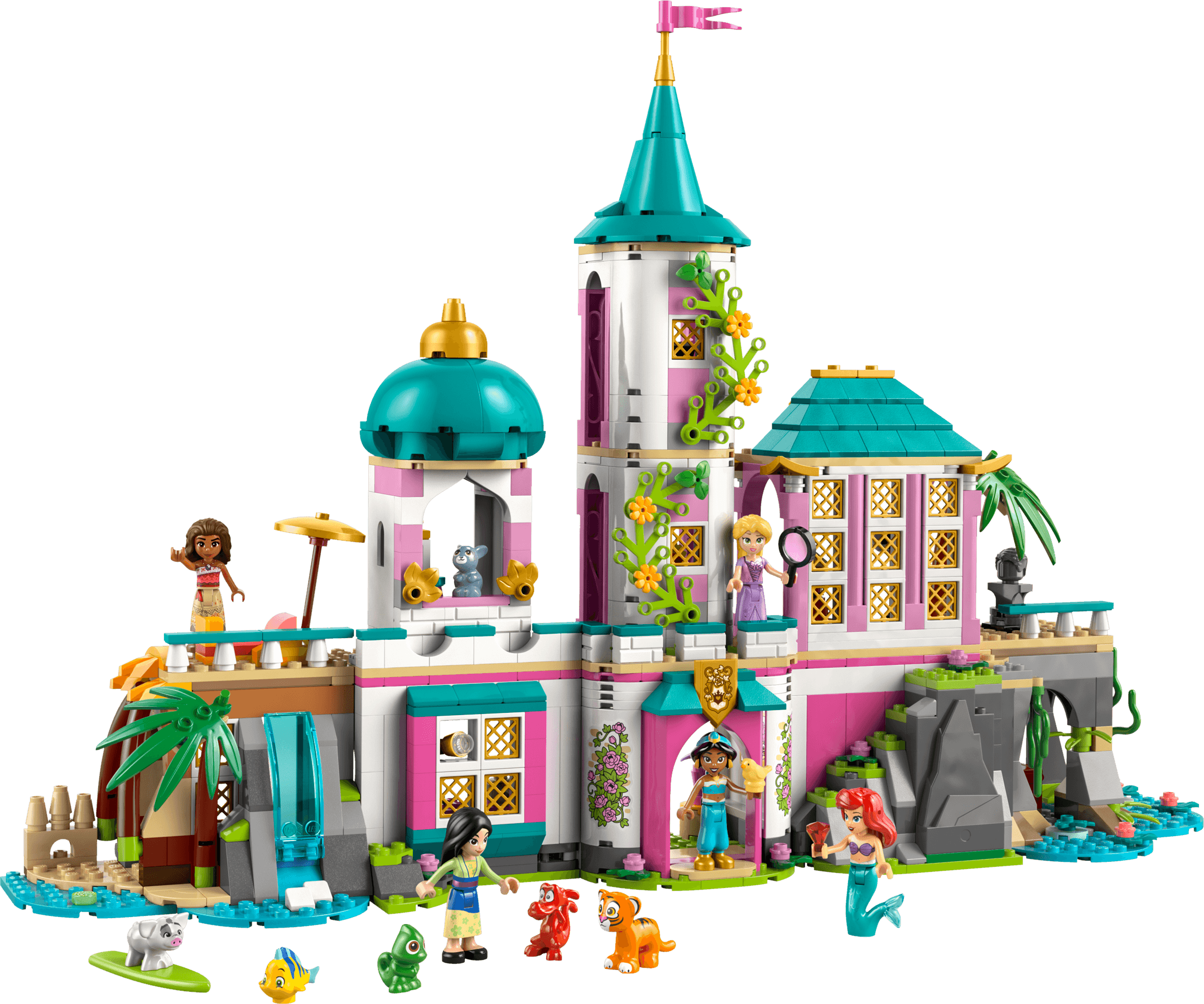 Prinsessenkasteel en koninklijke huisdieren LEGO-set