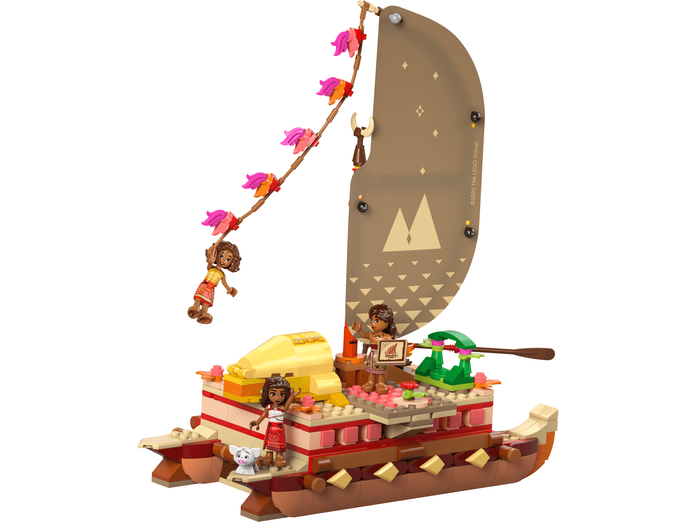 Vaiana's avonturenkano LEGO-set
