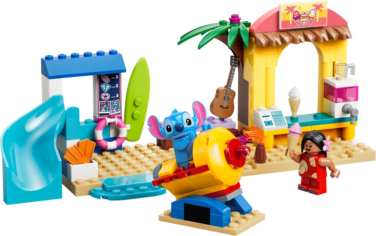Strandplezier met Lilo en Stitch LEGO-set