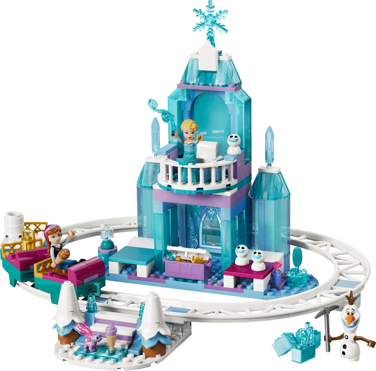 Elsa's ijskasteel en sneeuwrit LEGO-set