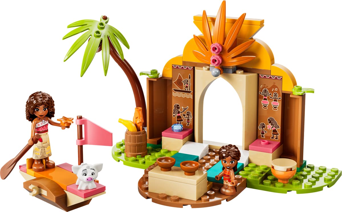 Dorpshuis en boot LEGO-set