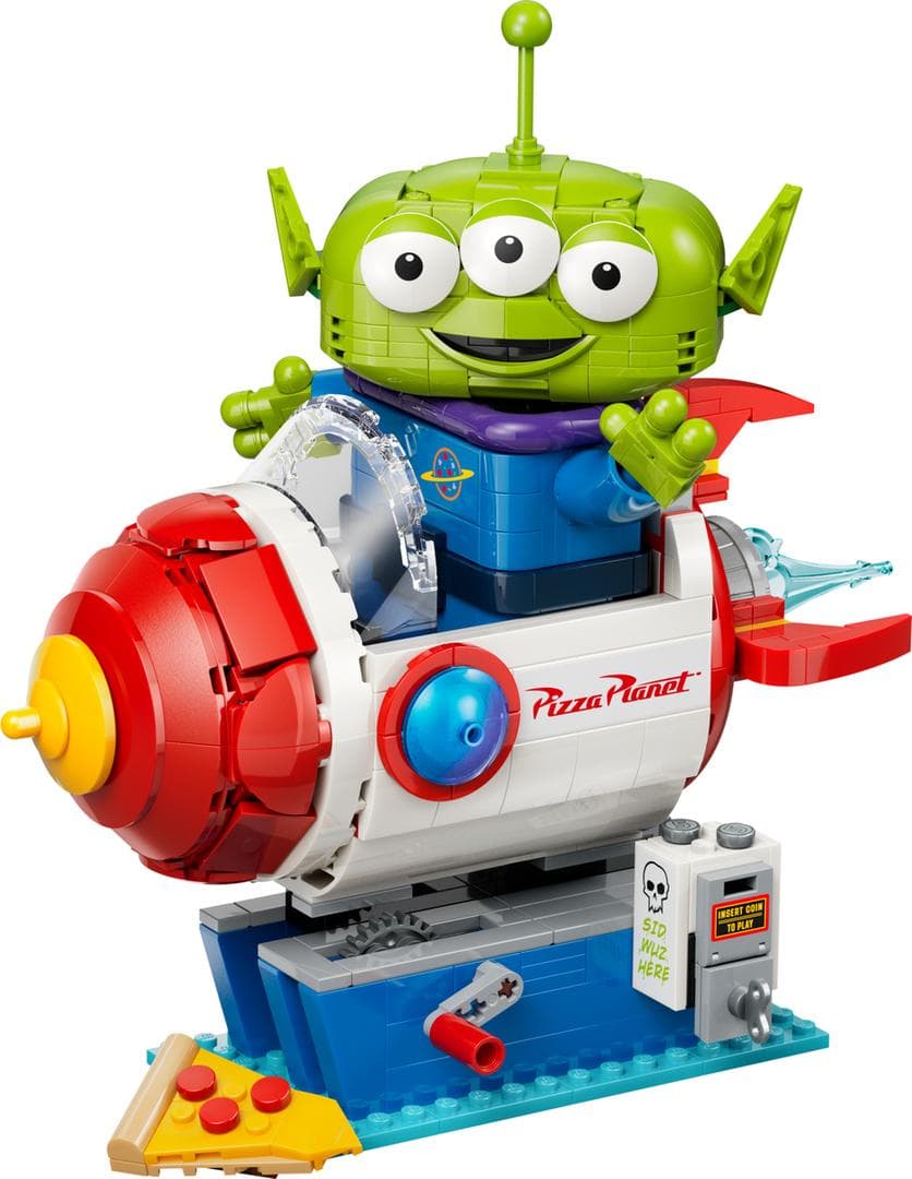 Alien met Pizza Planet raket LEGO-set