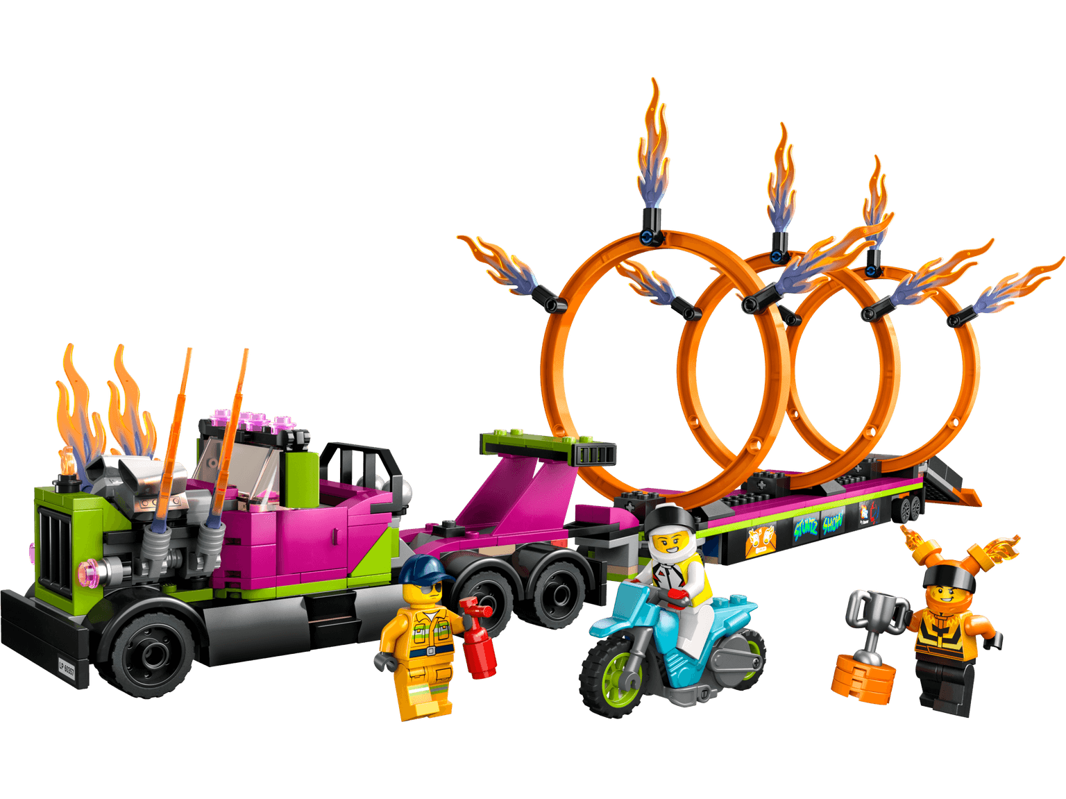 Stunt Truck & Ring of Fire Challenge LEGO-set